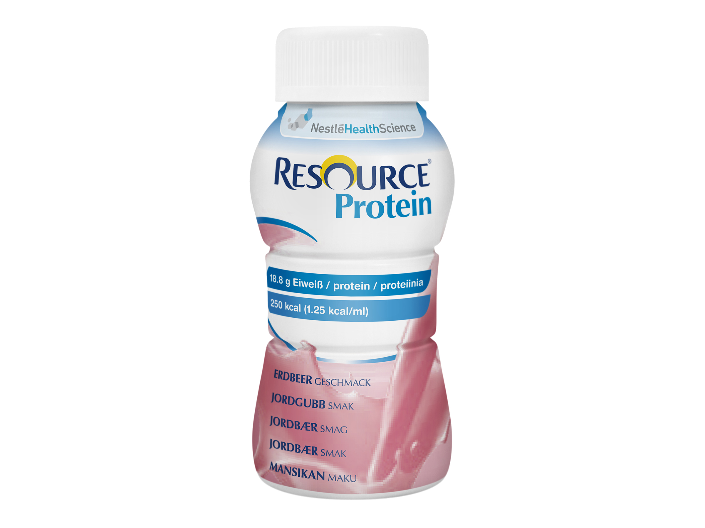 Resource Protein, fullverdig proteinrik næringdrikk, Jordbær 4x200 ml