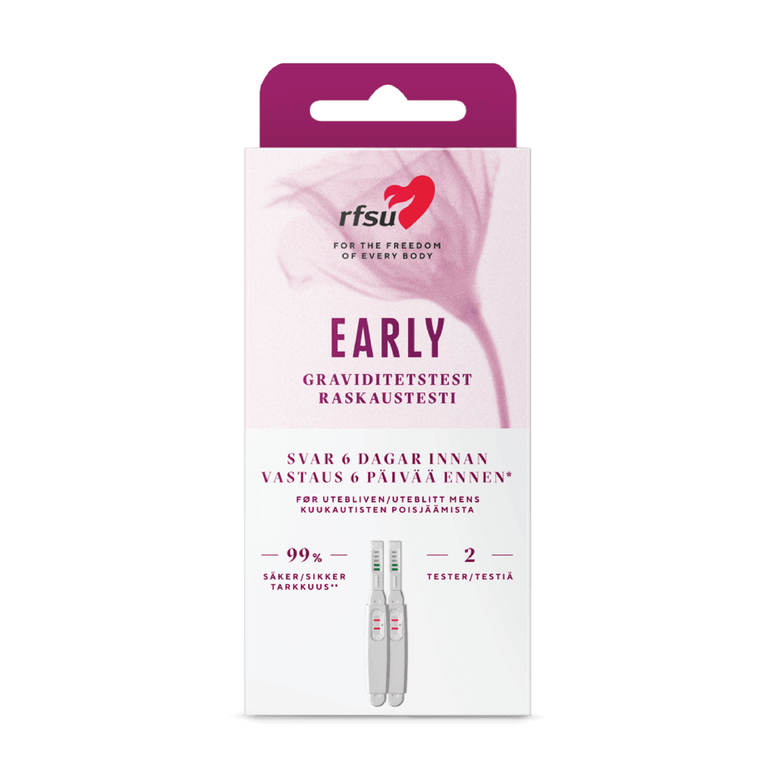 Rfsu Graviditetstest Early, 2 stk.