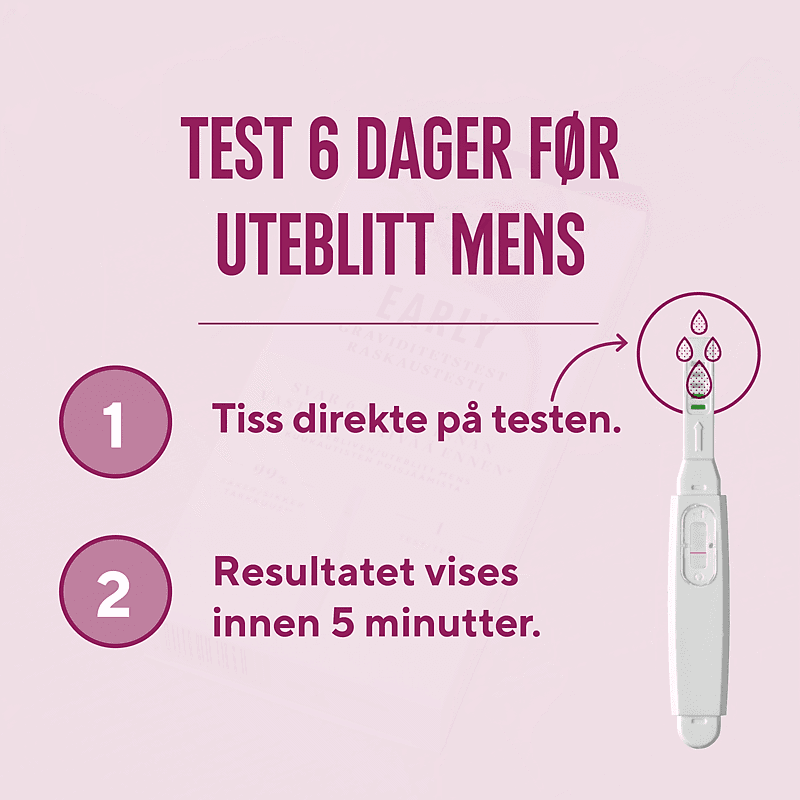 Rfsu Graviditetstest Early, 2 stk.