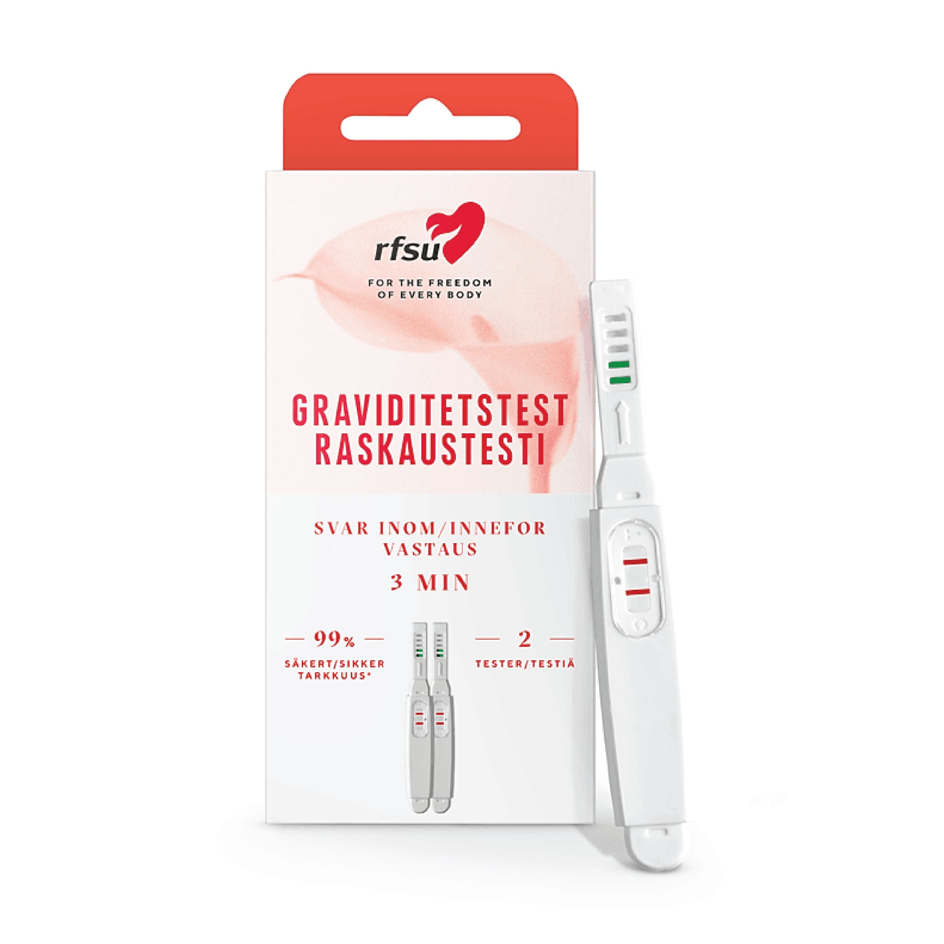 Rfsu Graviditetstest Regular, 2 stk.