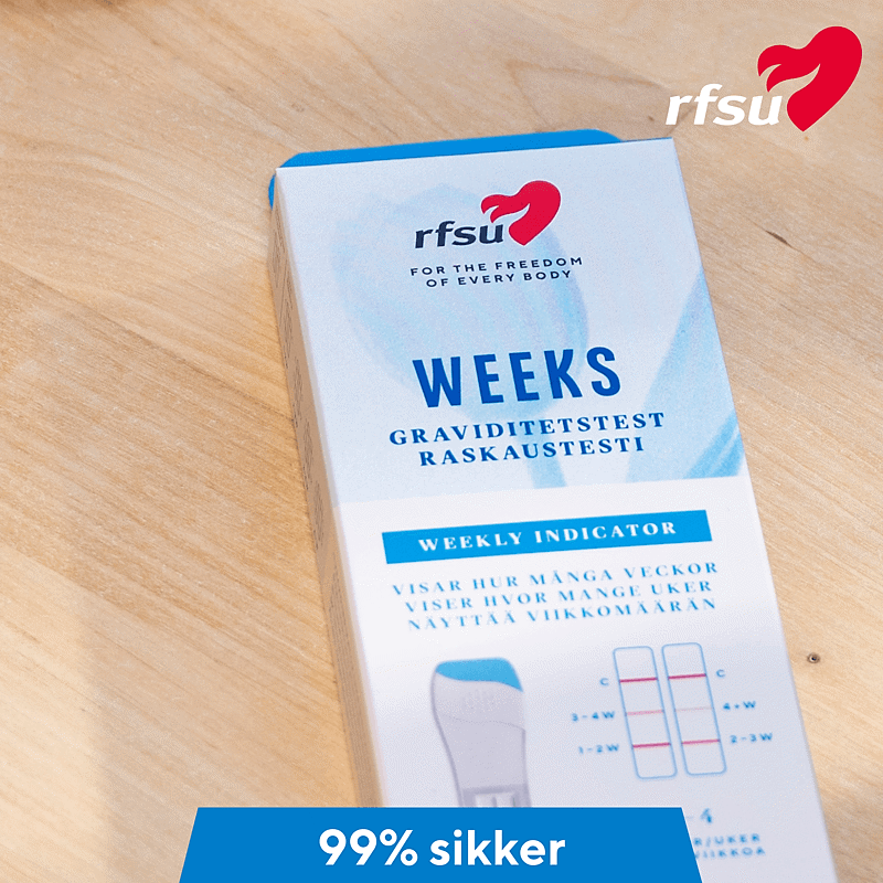 Rfsu Graviditetstest Weeks, 2 stk.