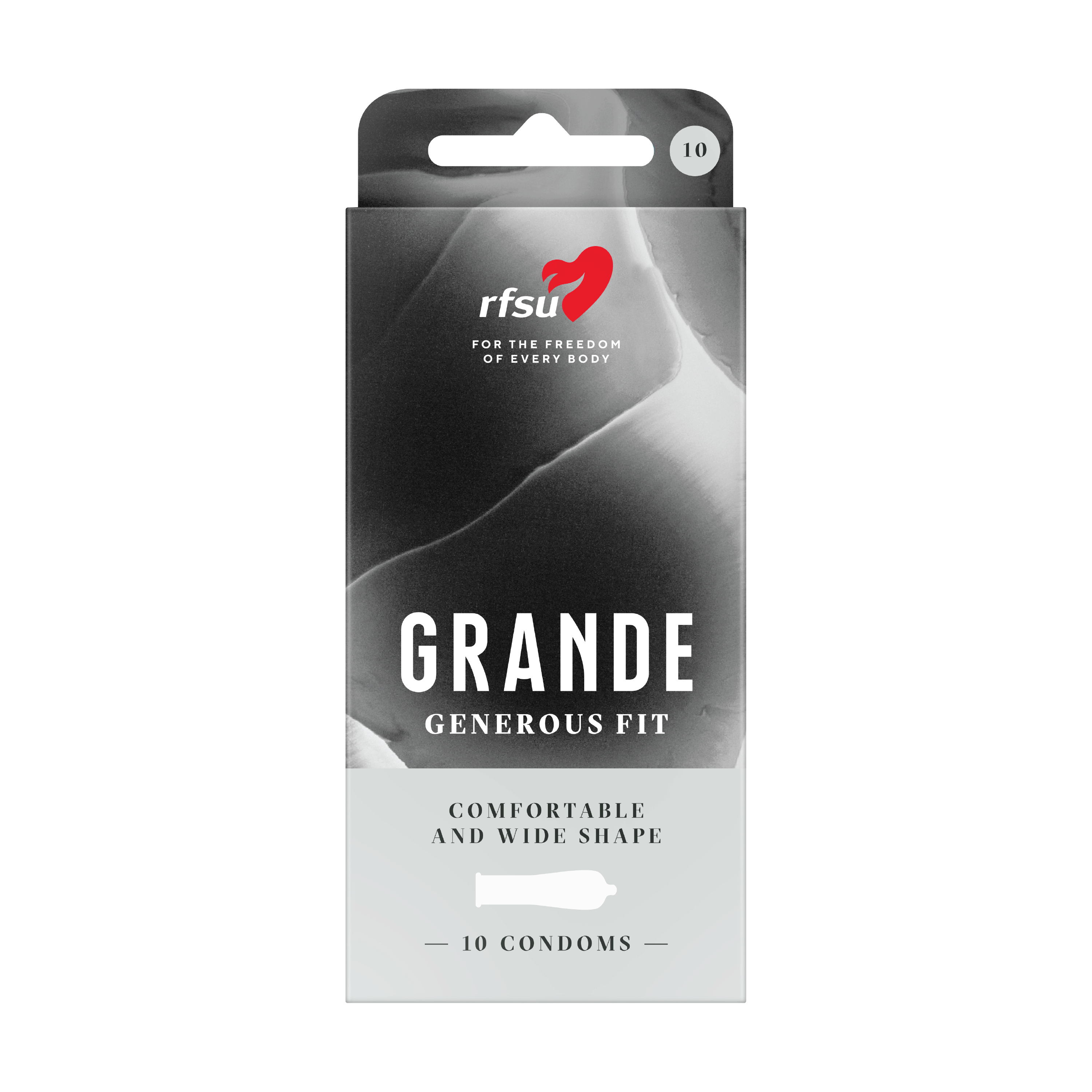 Rfsu Kondom Grande XL, 10 stk.