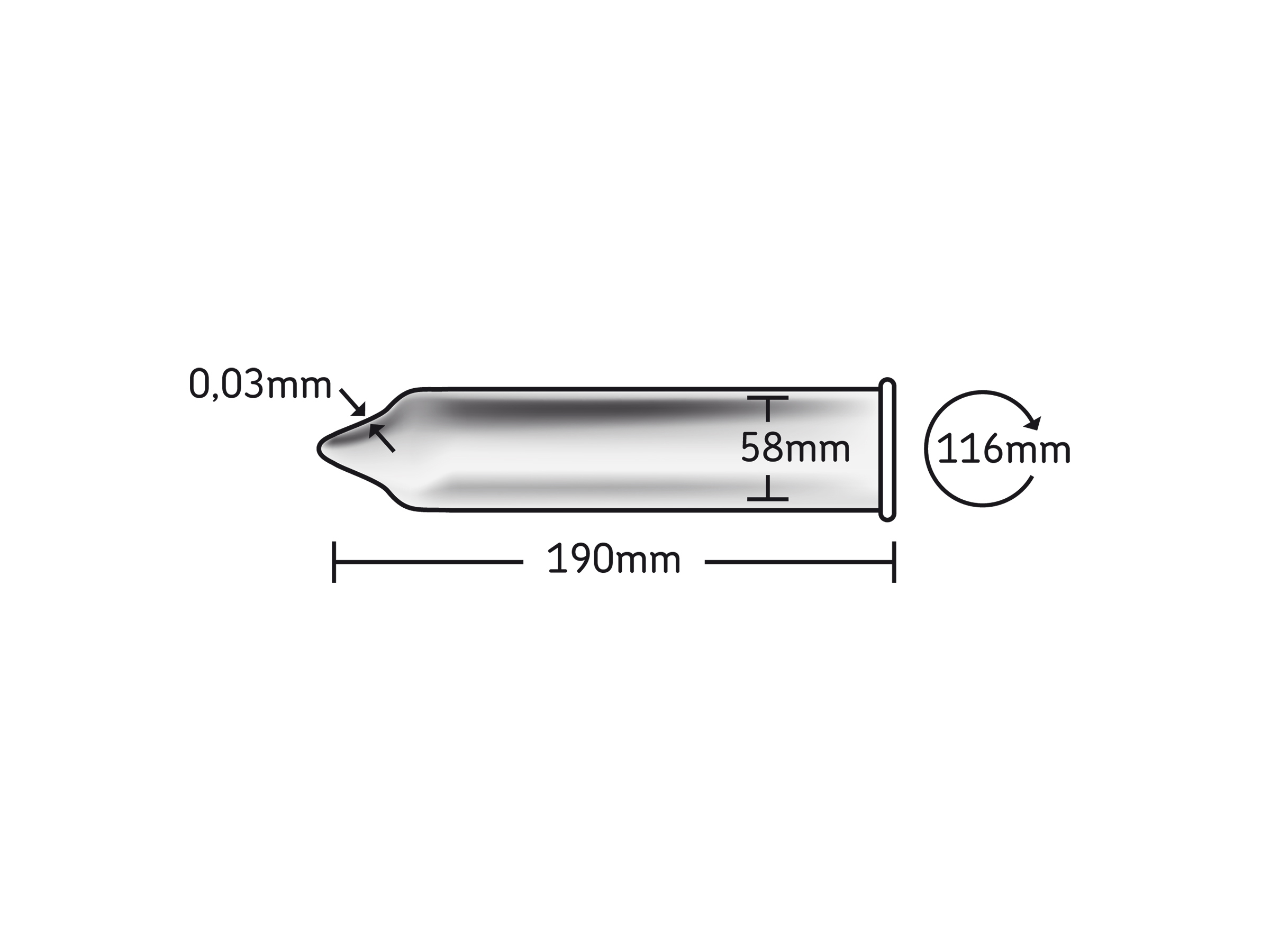 Rfsu Sensitive Kondom, 6 stk.