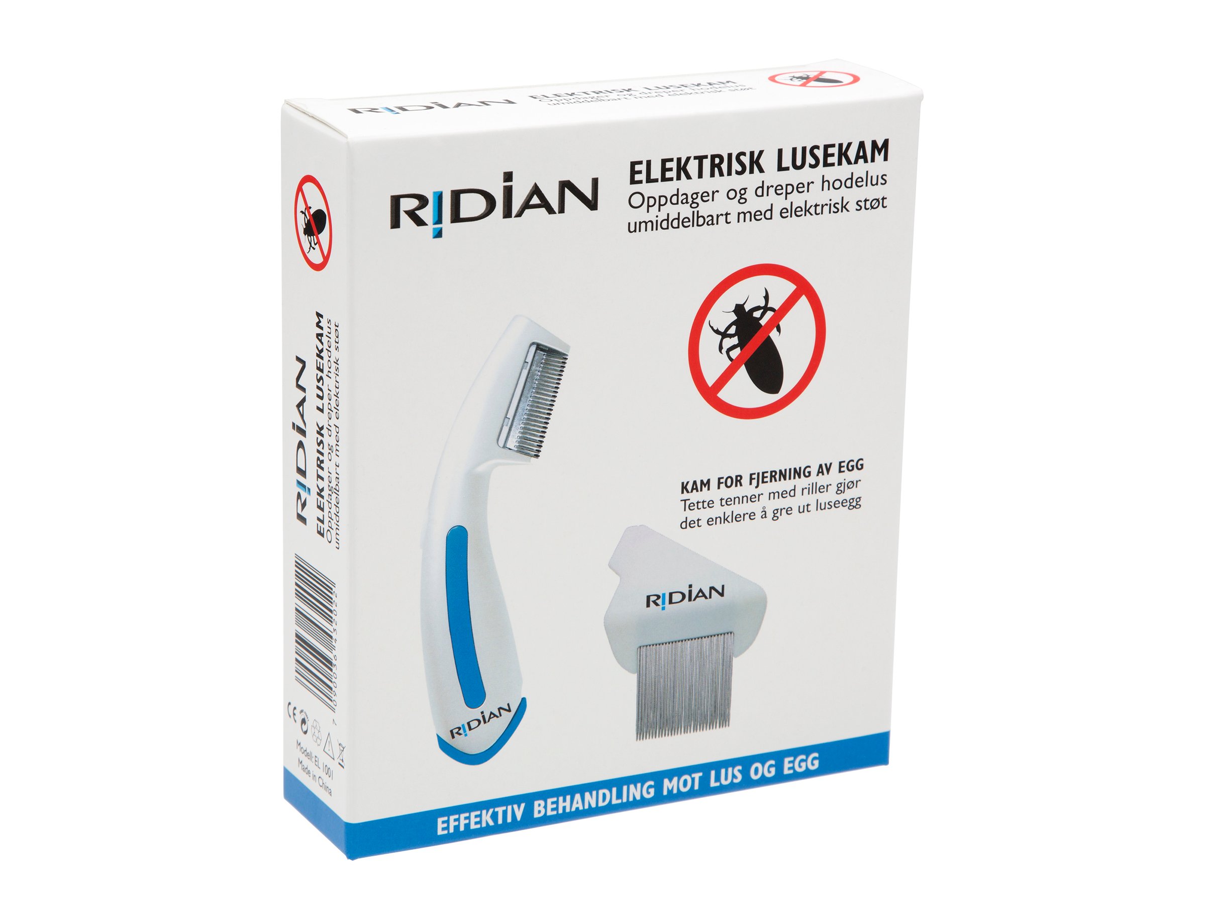 Ridian Radian elektrisk lusekam, 1 stk