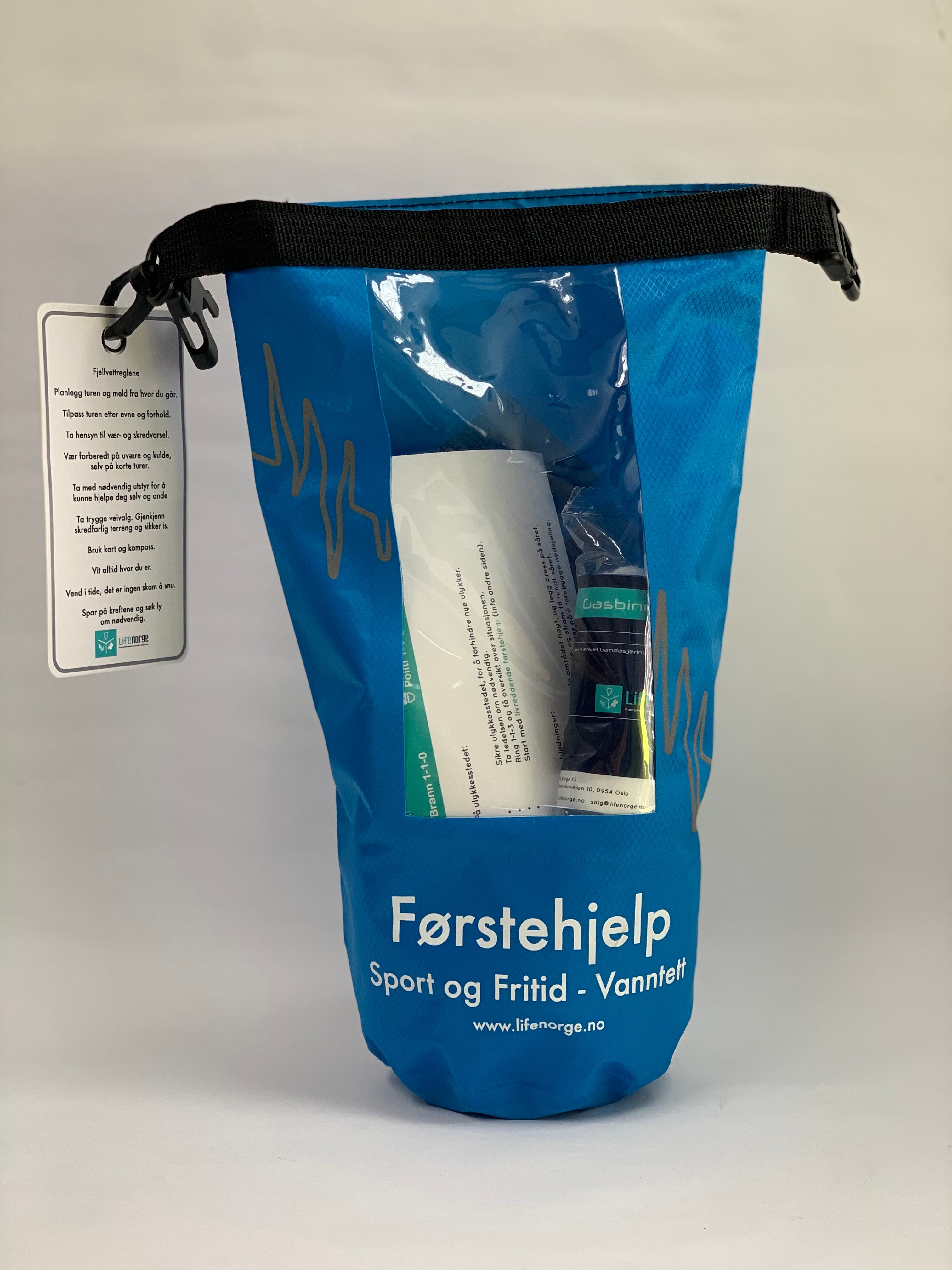 Røde Kors Førstehjelp Førstehjelpspakke Vanntett, 1 stk.