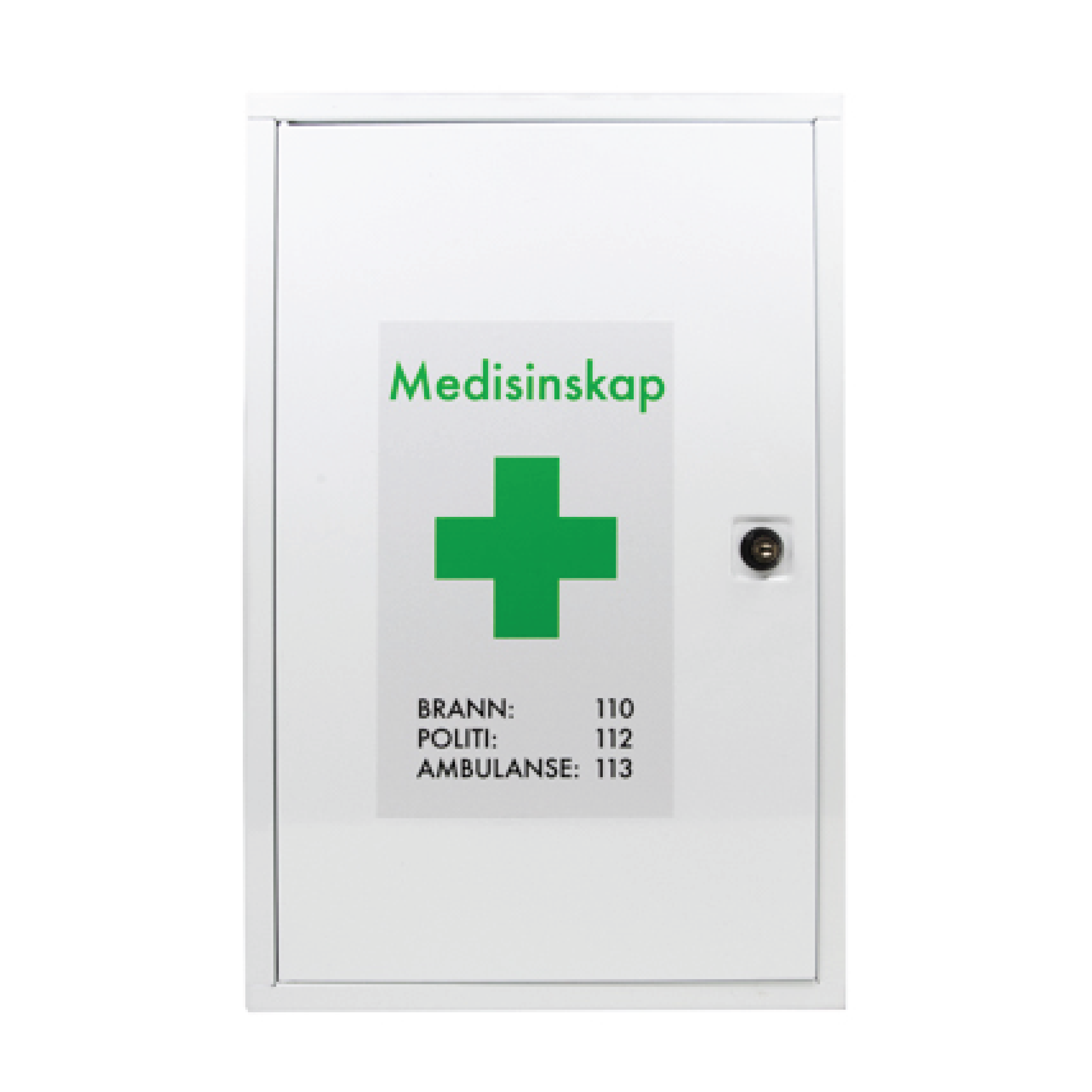 Røde Kors Førstehjelp Medisinskap, 1 stk.