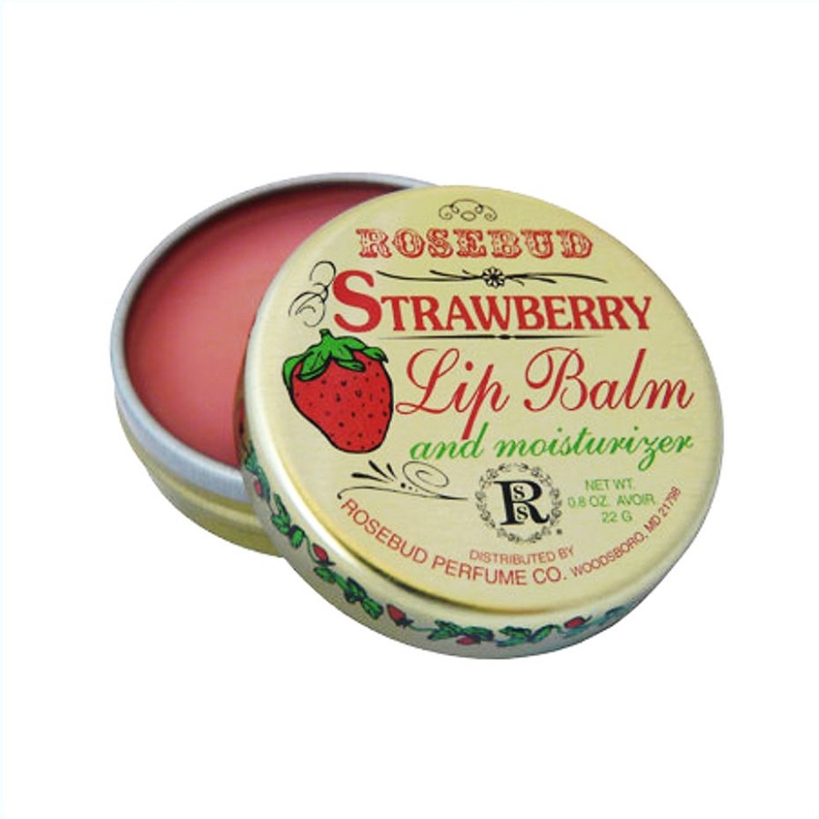 Rosebud Lip Balm Strawberry, 30 ml
