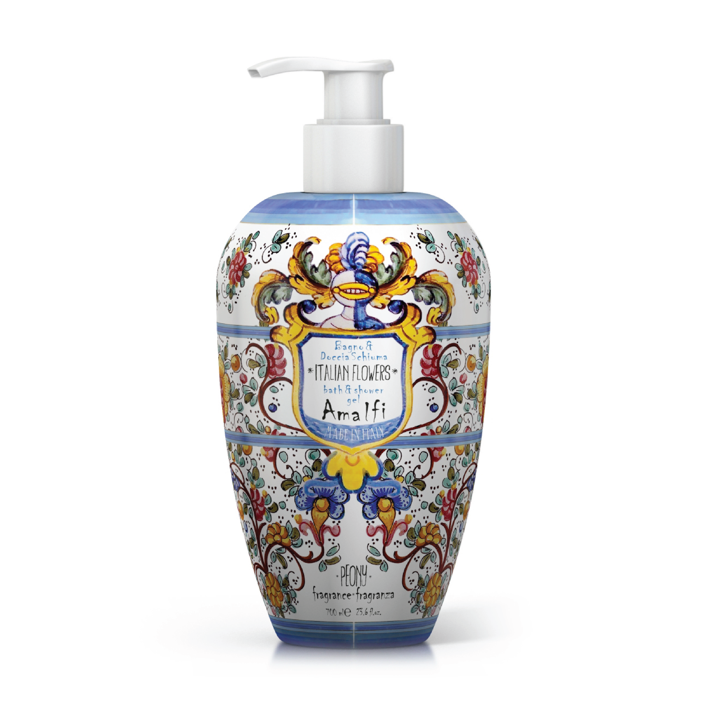 Rudy Profumi Bath & Shower Gel Amalfi Peony, 700 ml