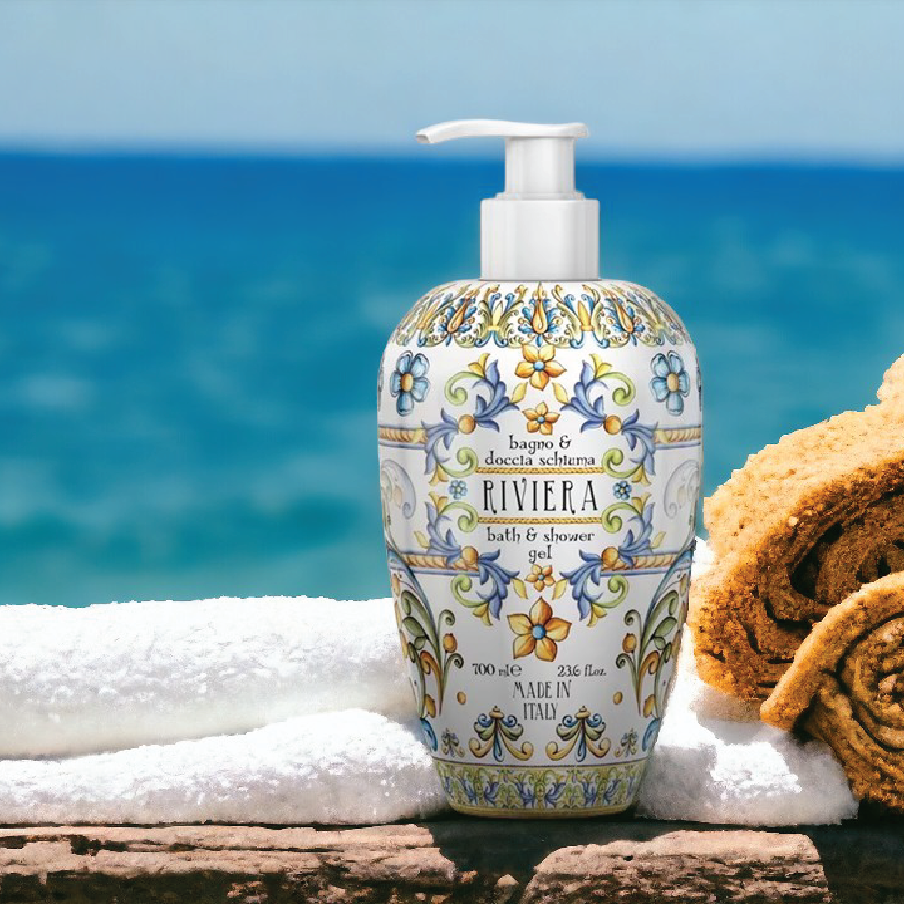 Rudy Profumi Bath & Shower Gel Riviera, 700 ml