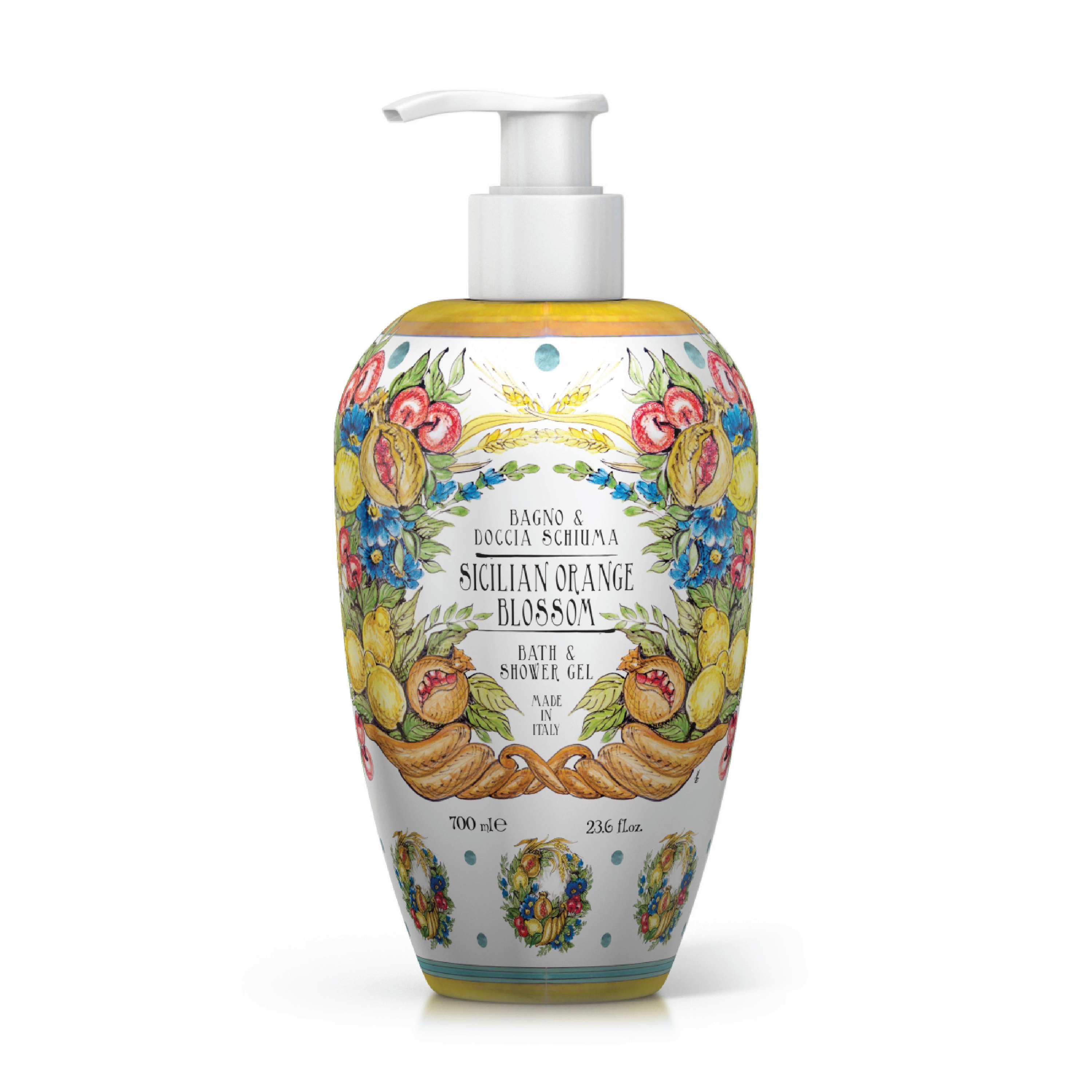 Rudy Profumi Bath & Shower Gel Sicilian Orange Blossom, 700 ml