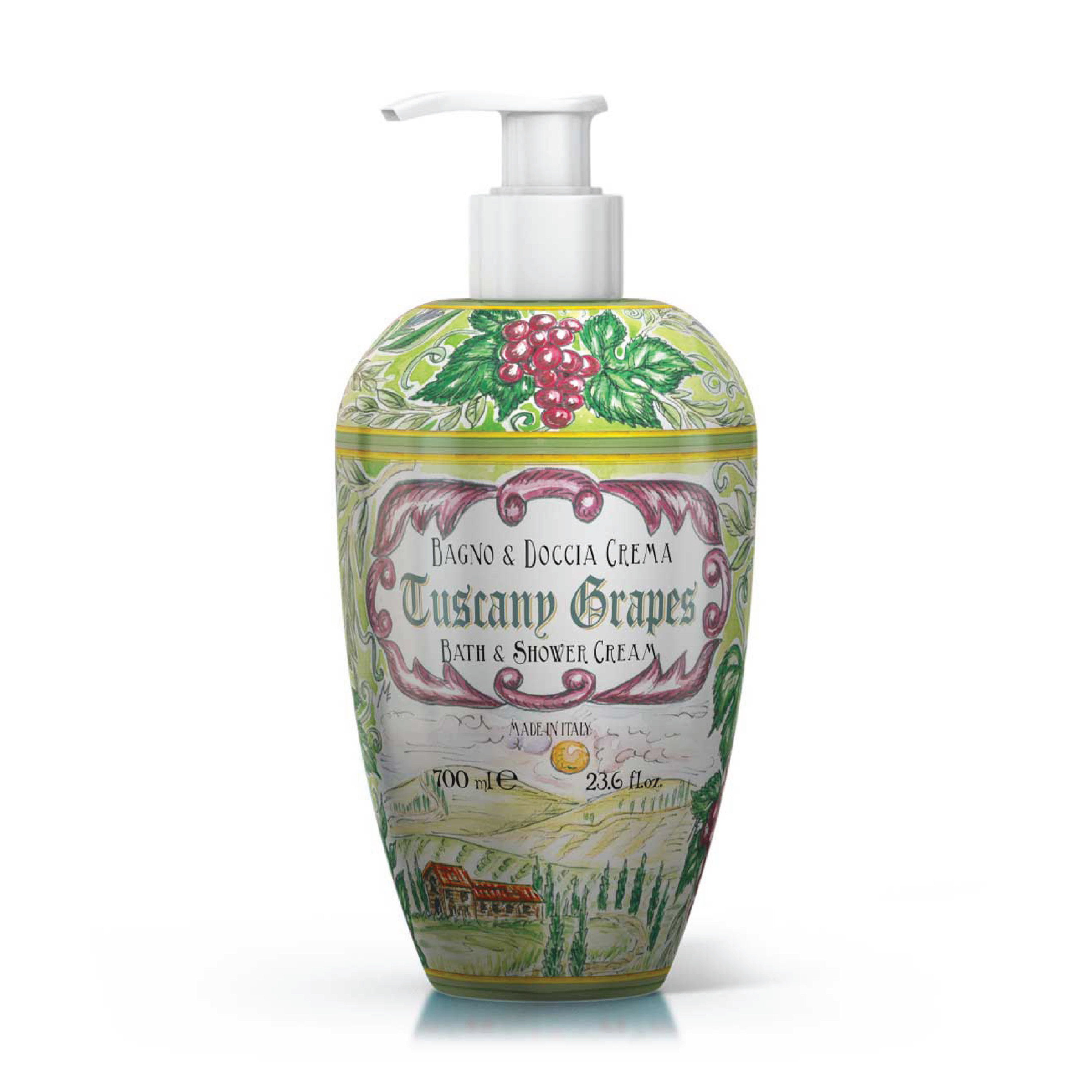 Rudy Profumi Bath & Shower Gel Tuscany Grapes, 700 ml