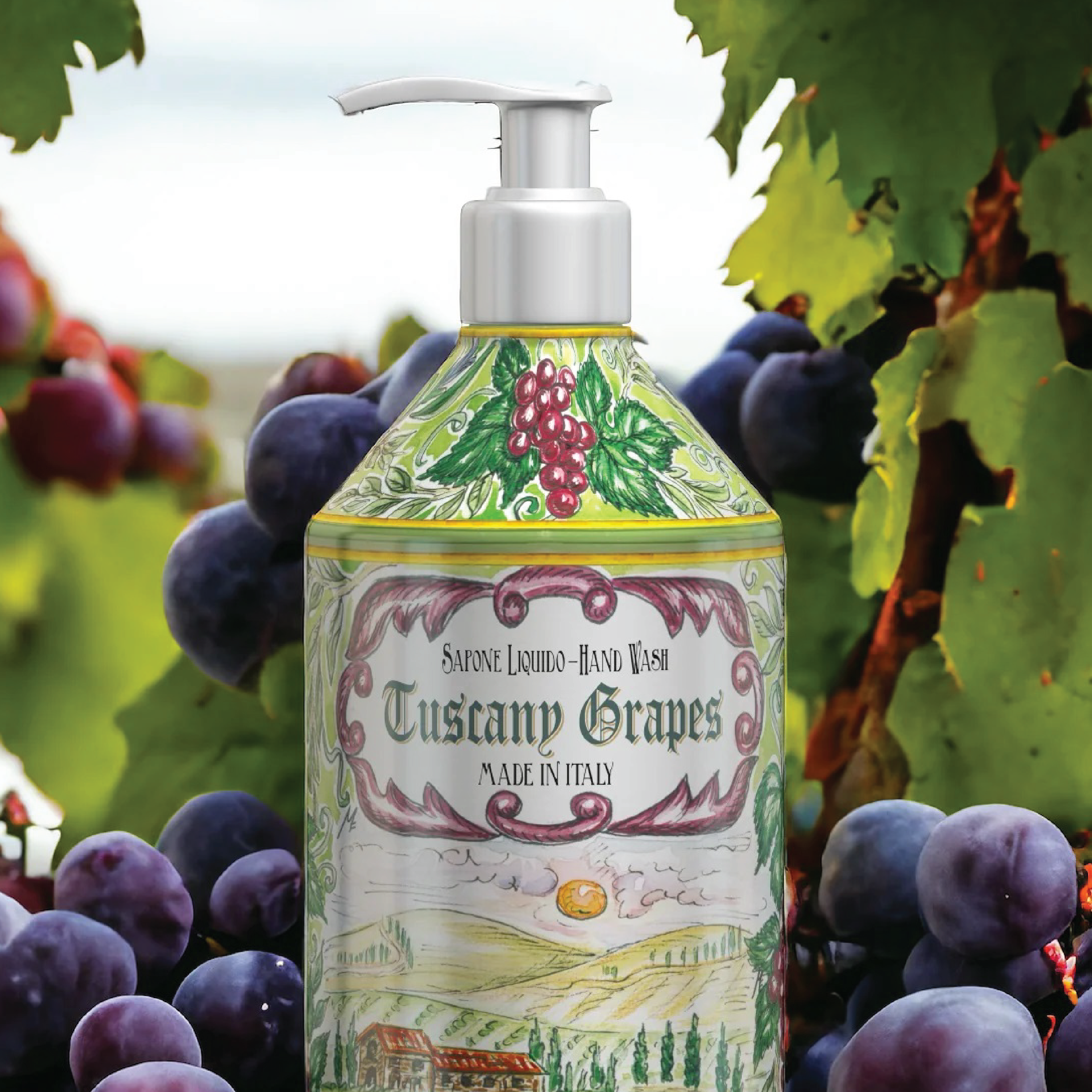 Rudy Profumi Hand Wash Tuscany Grapes, 500 ml