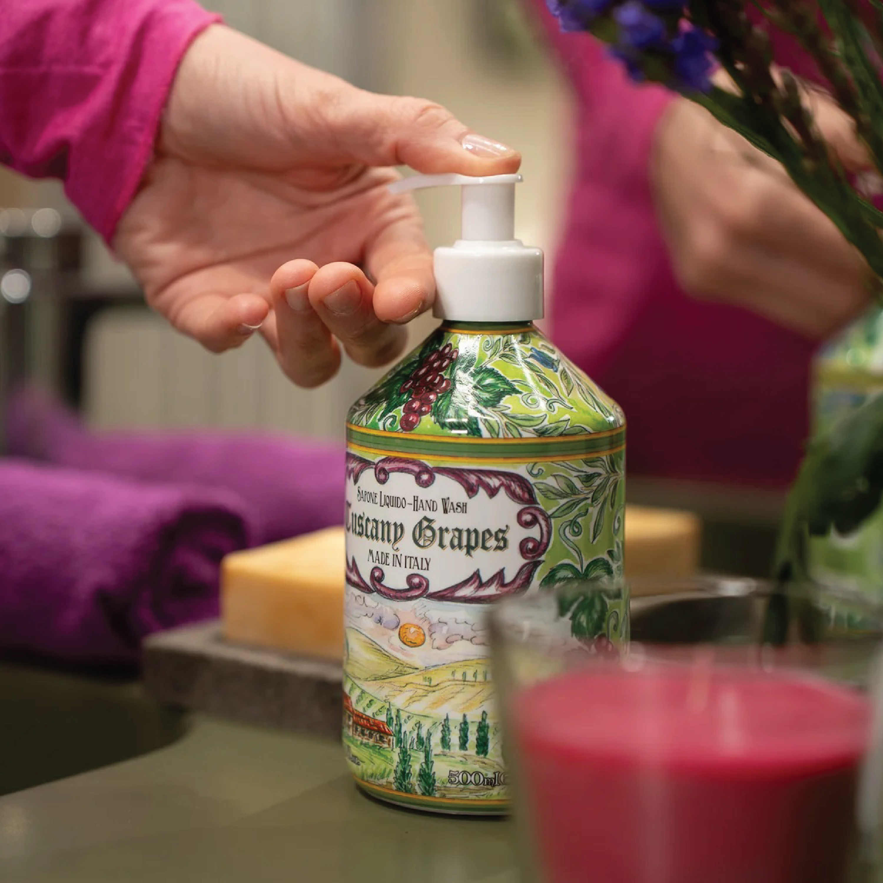 Rudy Profumi Hand Wash Tuscany Grapes, 500 ml