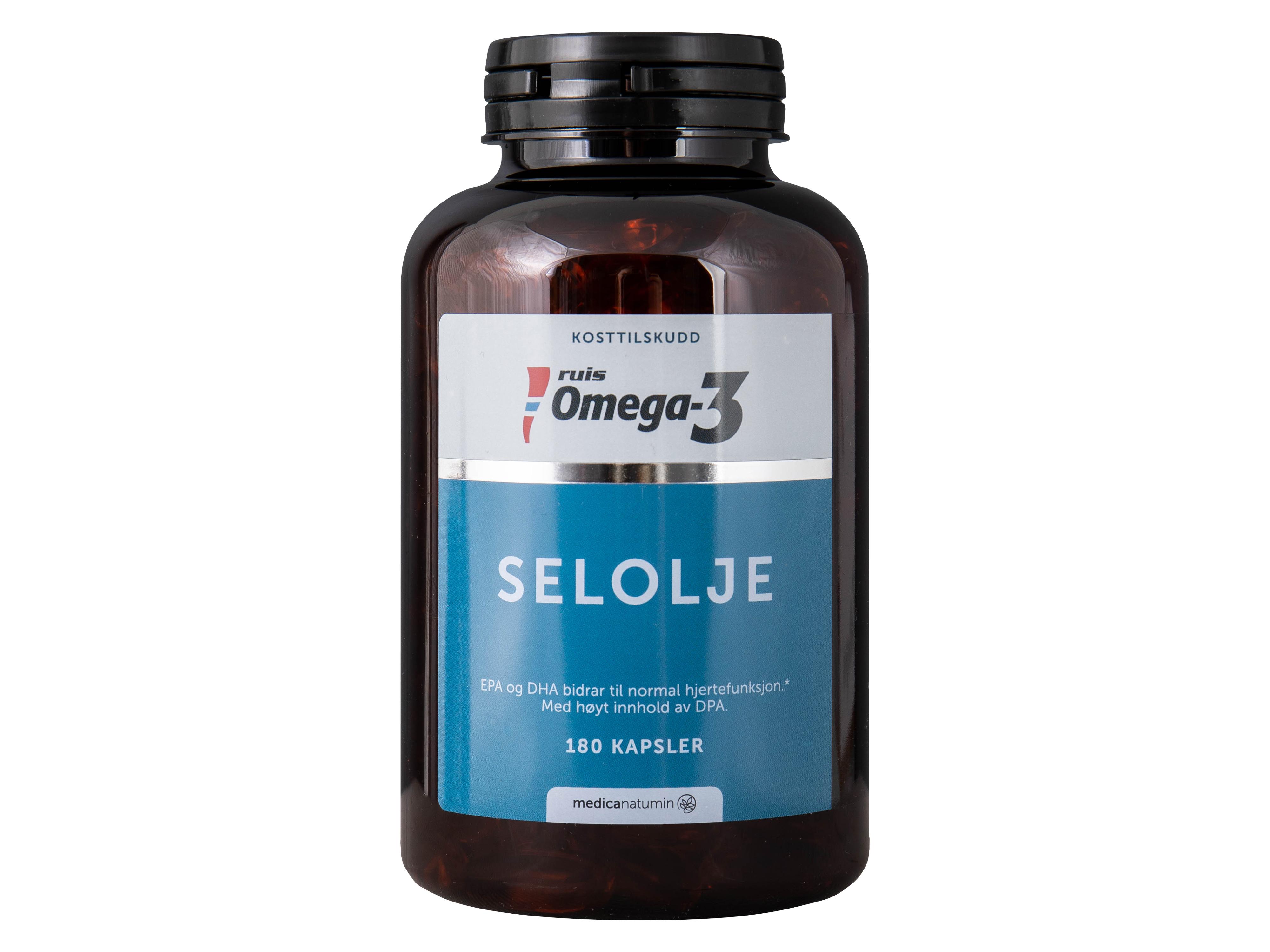 Ruis Omega-3 Selolje, 180 kapsler