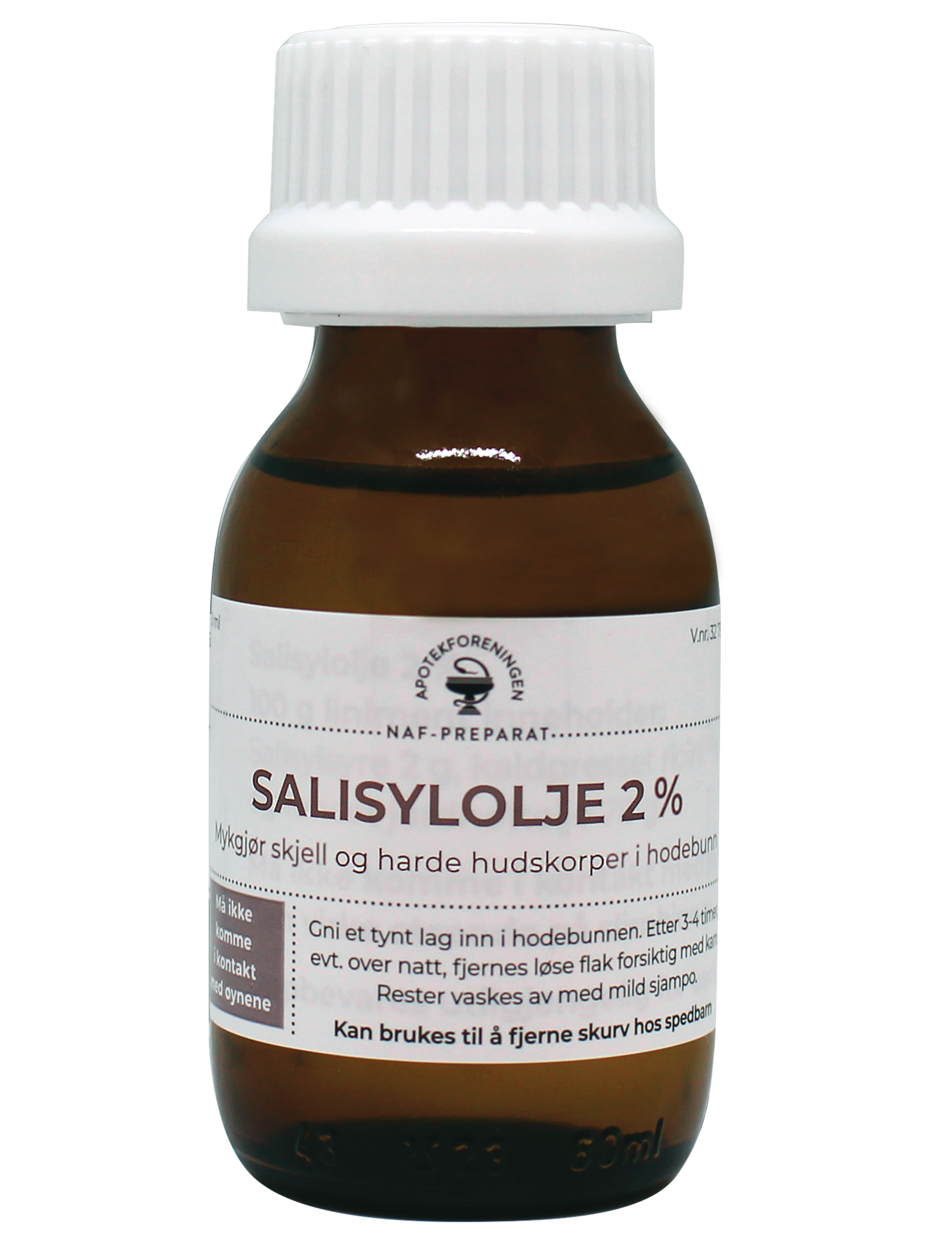 NAF Salisylsyre NAF olje liniment  2%, 60 ml.