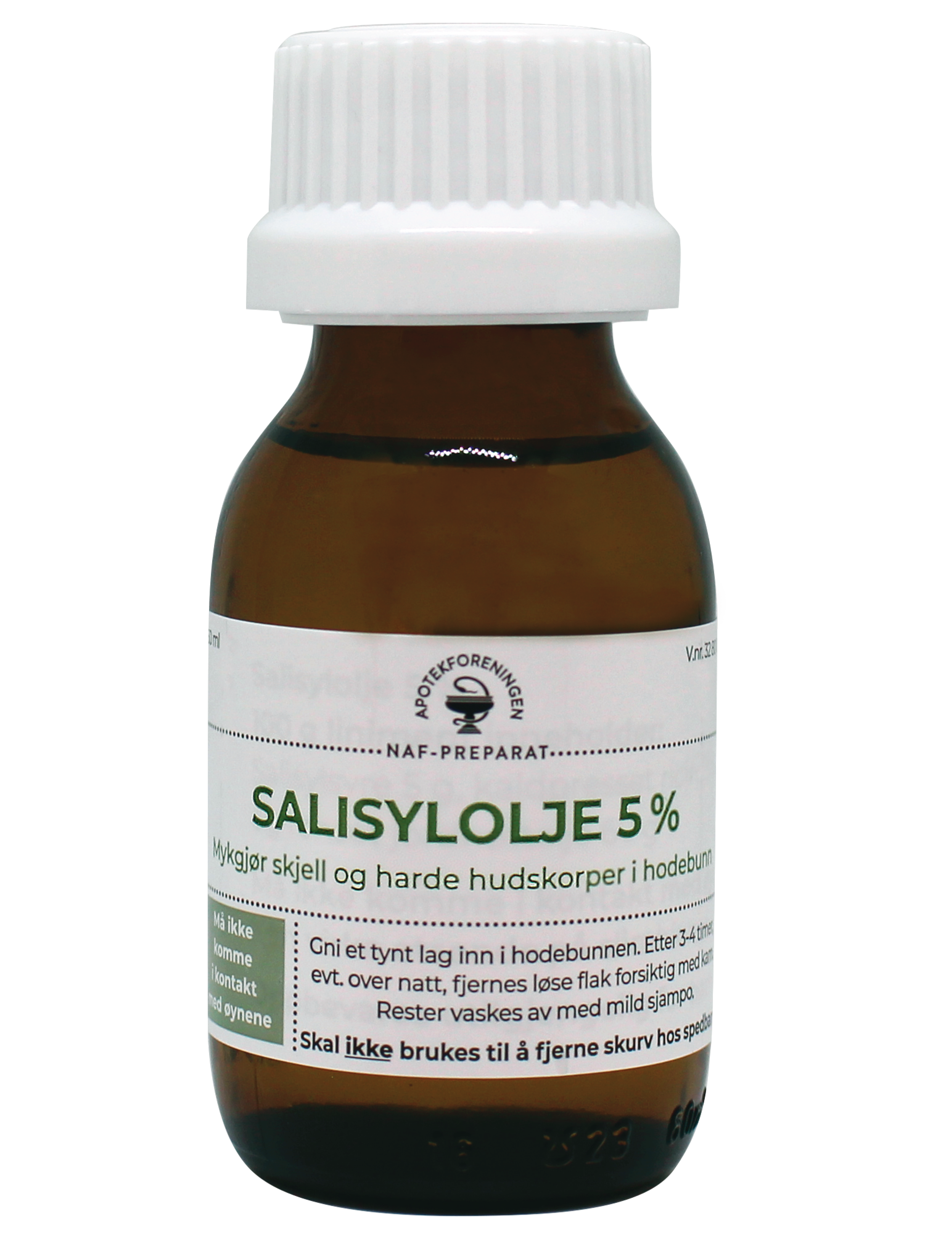 SalisylsyreNAF olje liniment  5%, 60 ml.