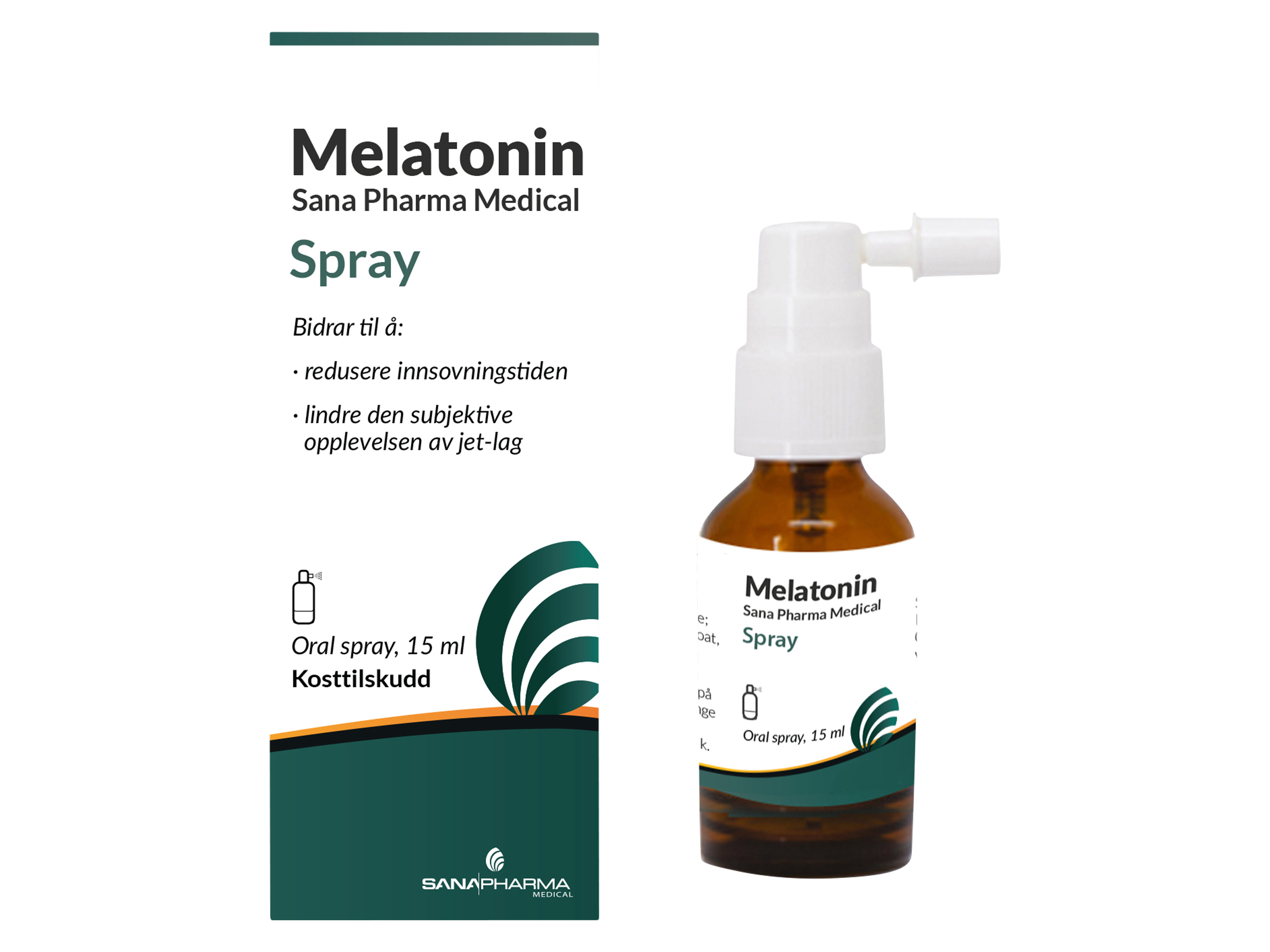 Sana Pharma Melatonin Spray 0,5 mg, 15 ml