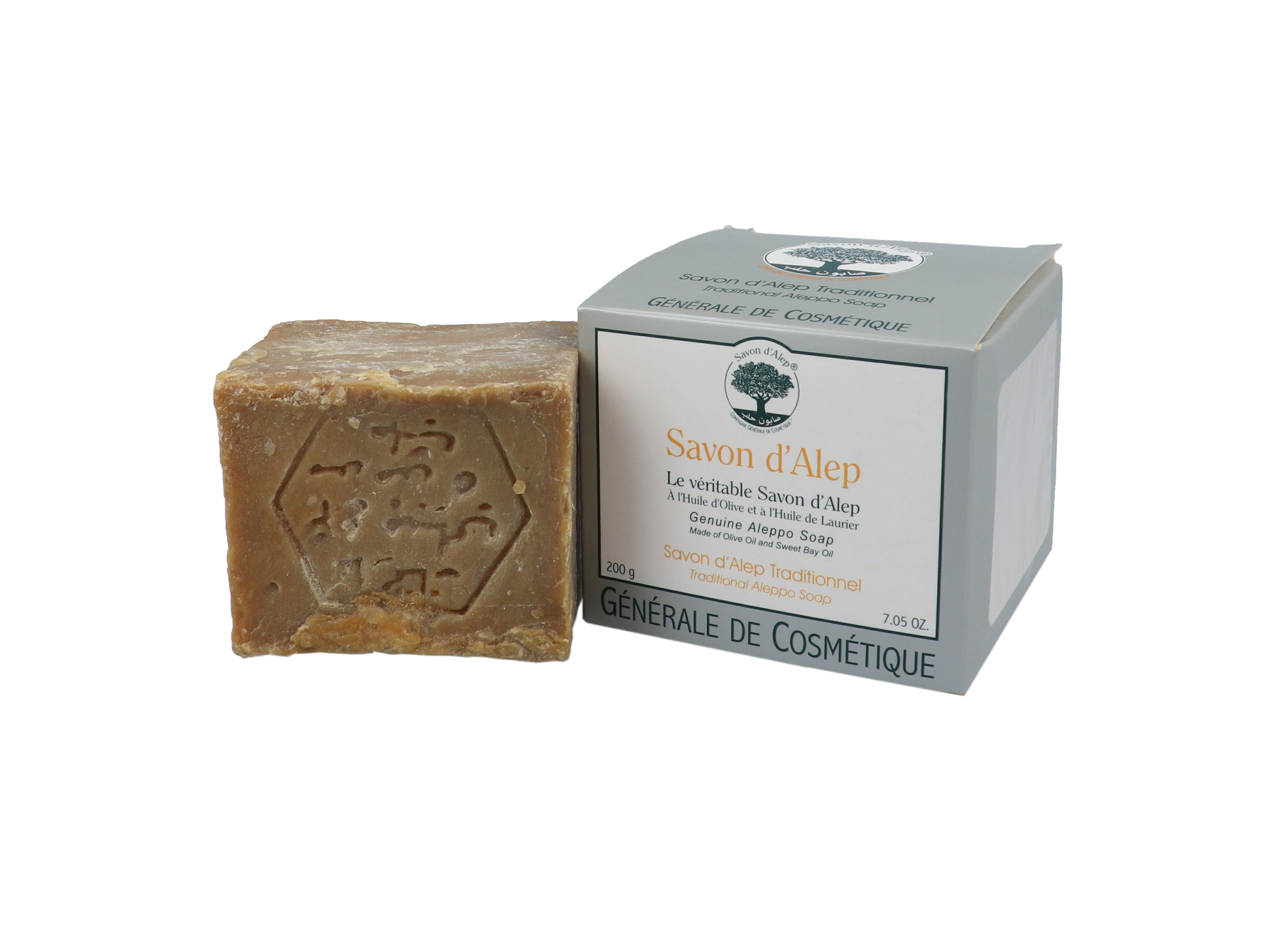 Savon d`alep Tradisjonell alepposåpe, Tradisjonell såpe fra Aleppo i såpekopp, 200 gram