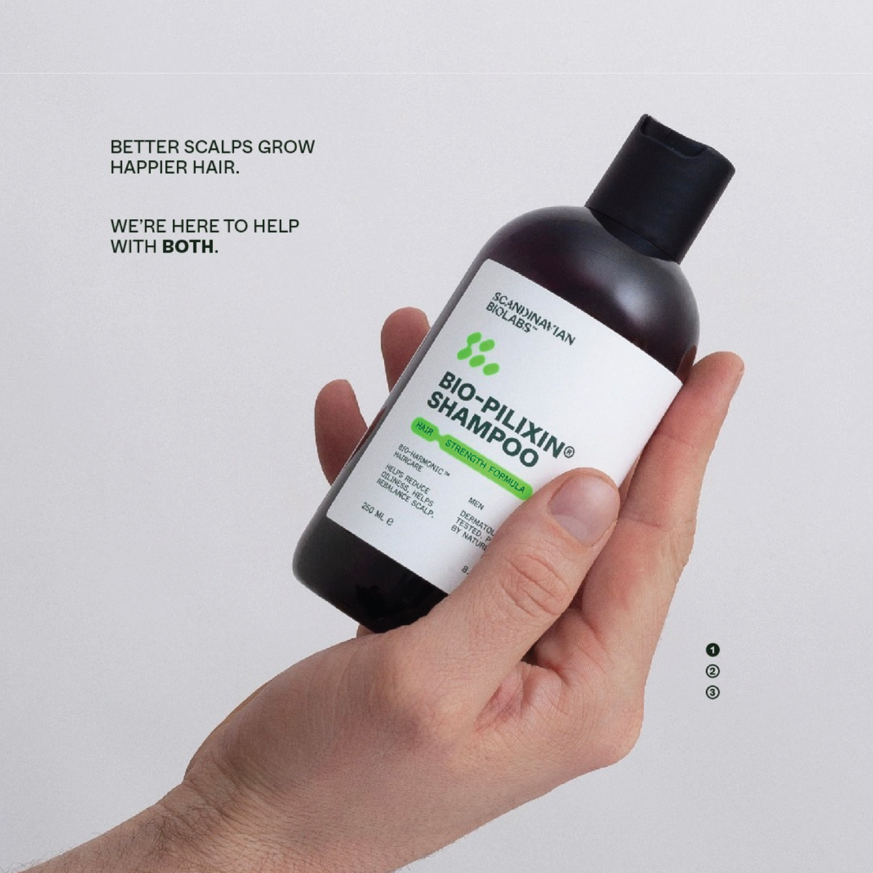 Scandinavian Biolabs Bio-Pilixin® Shampoo+ For Men, 250 g