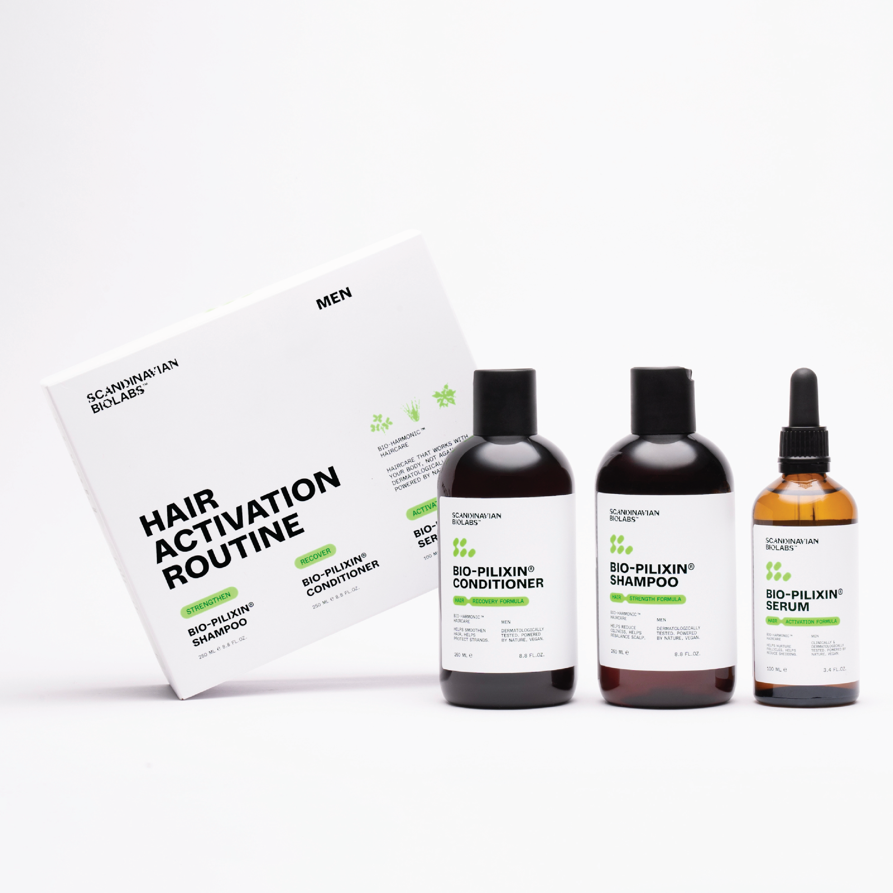 Scandinavian Biolabs Hair Routine Set Men, 1 sett