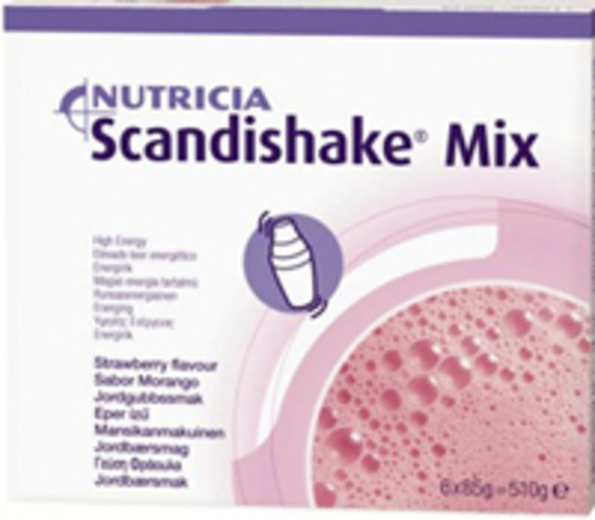 Scandishake Mix Jordbær, 6x85 gram