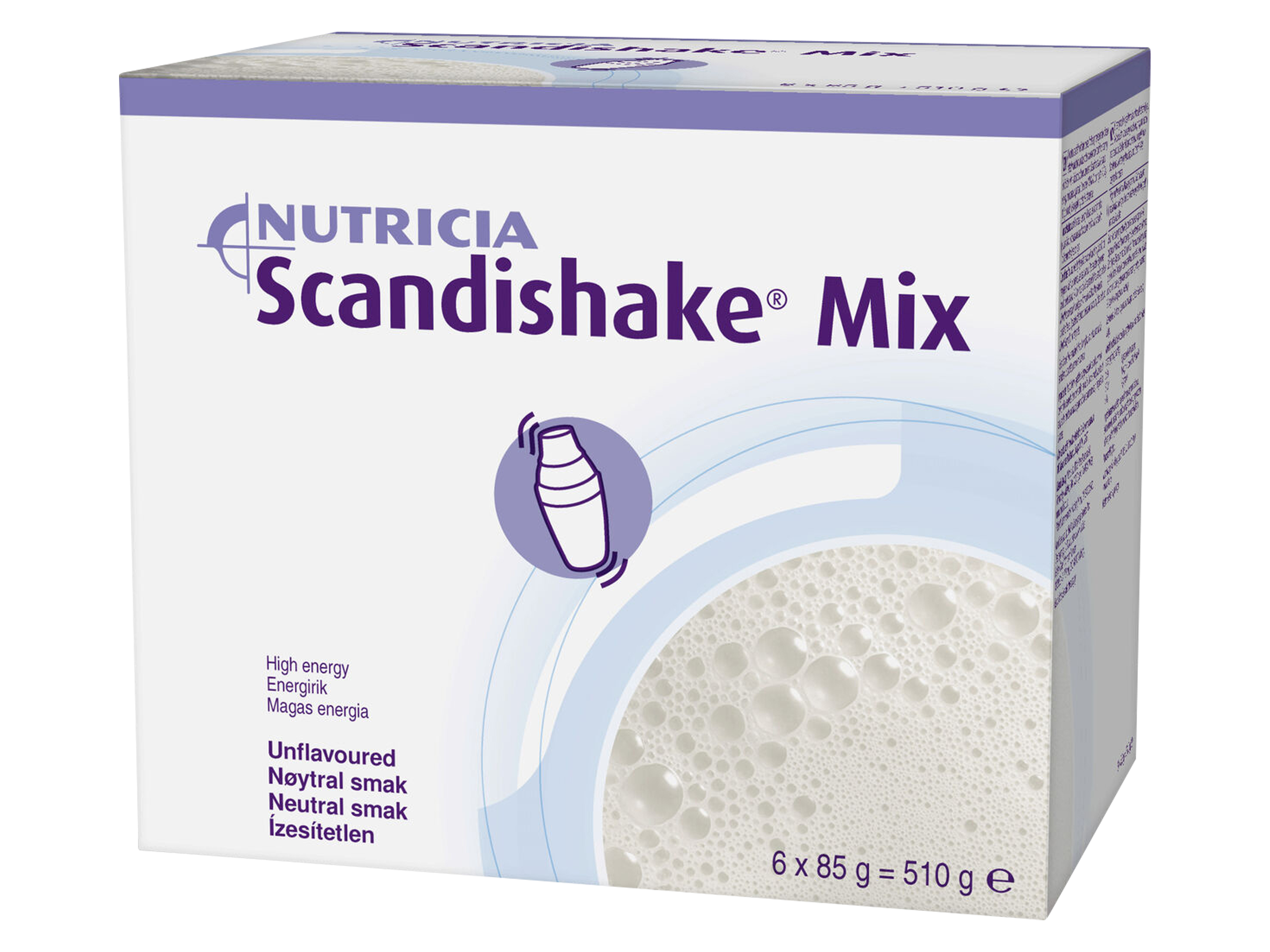 Scandishake Mix Nøytral, 6x85 gram