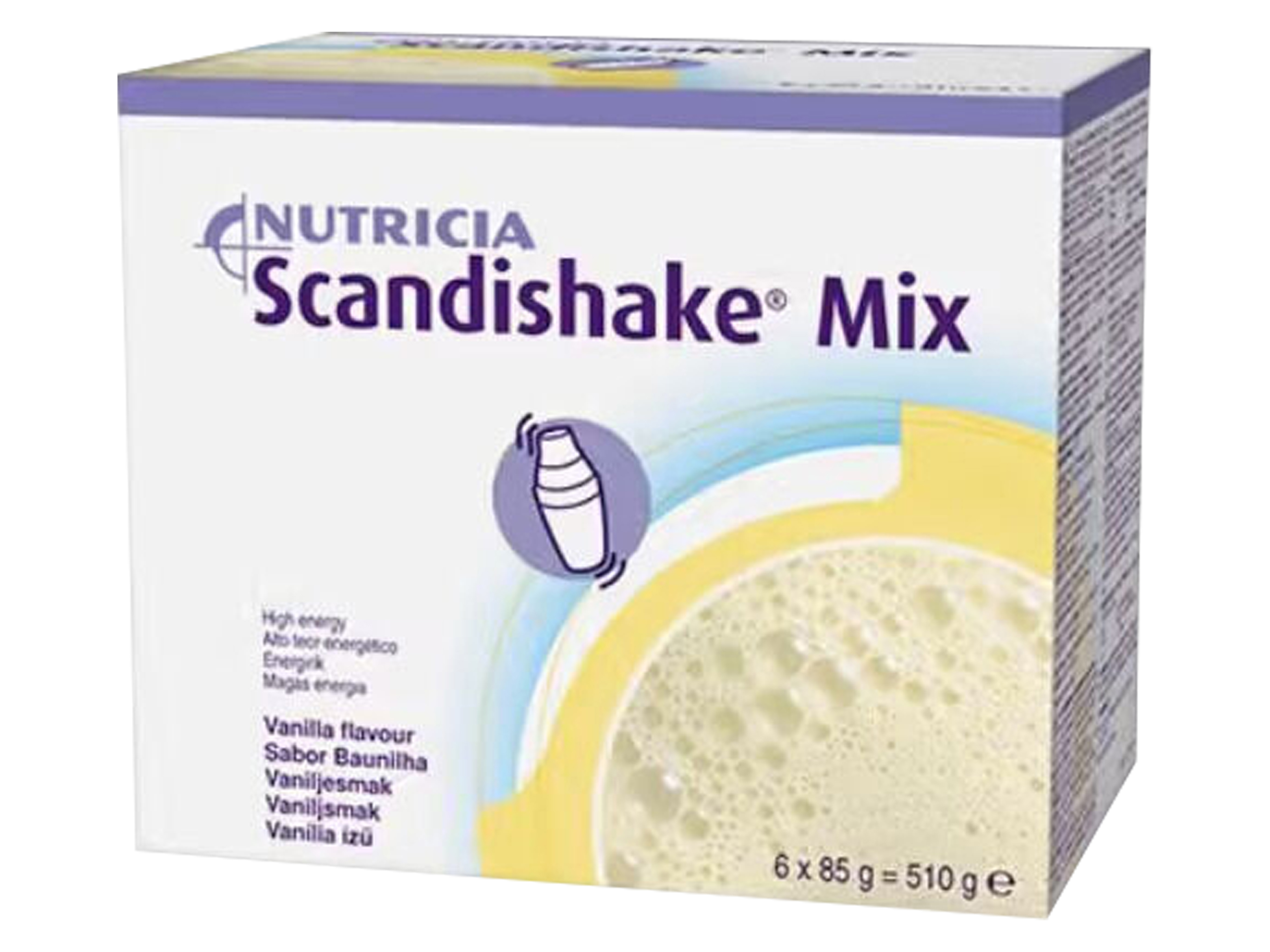 Scandishake Mix Vanilje, 6x85 gram