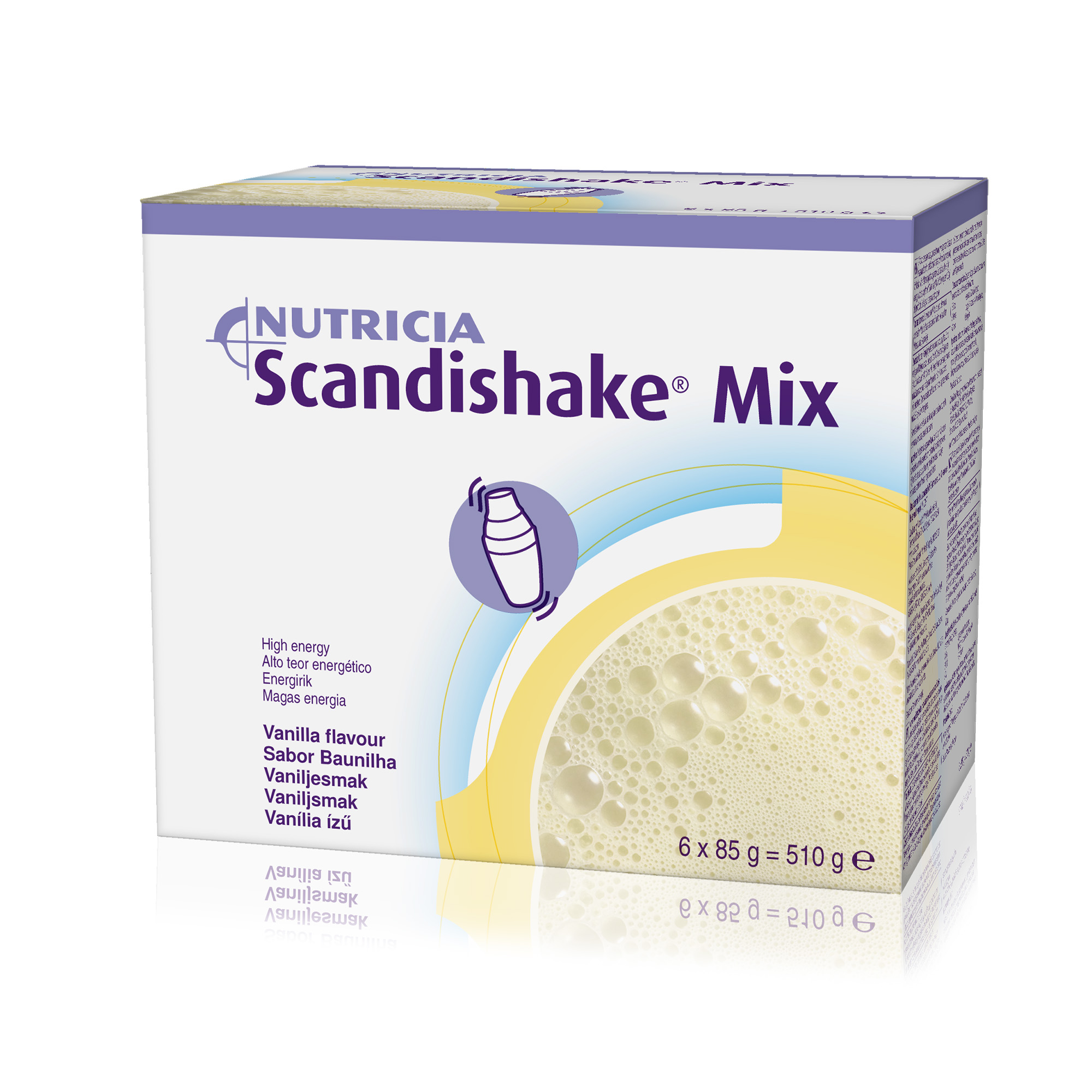 Scandishake Mix Vanilje, 6x85 gram