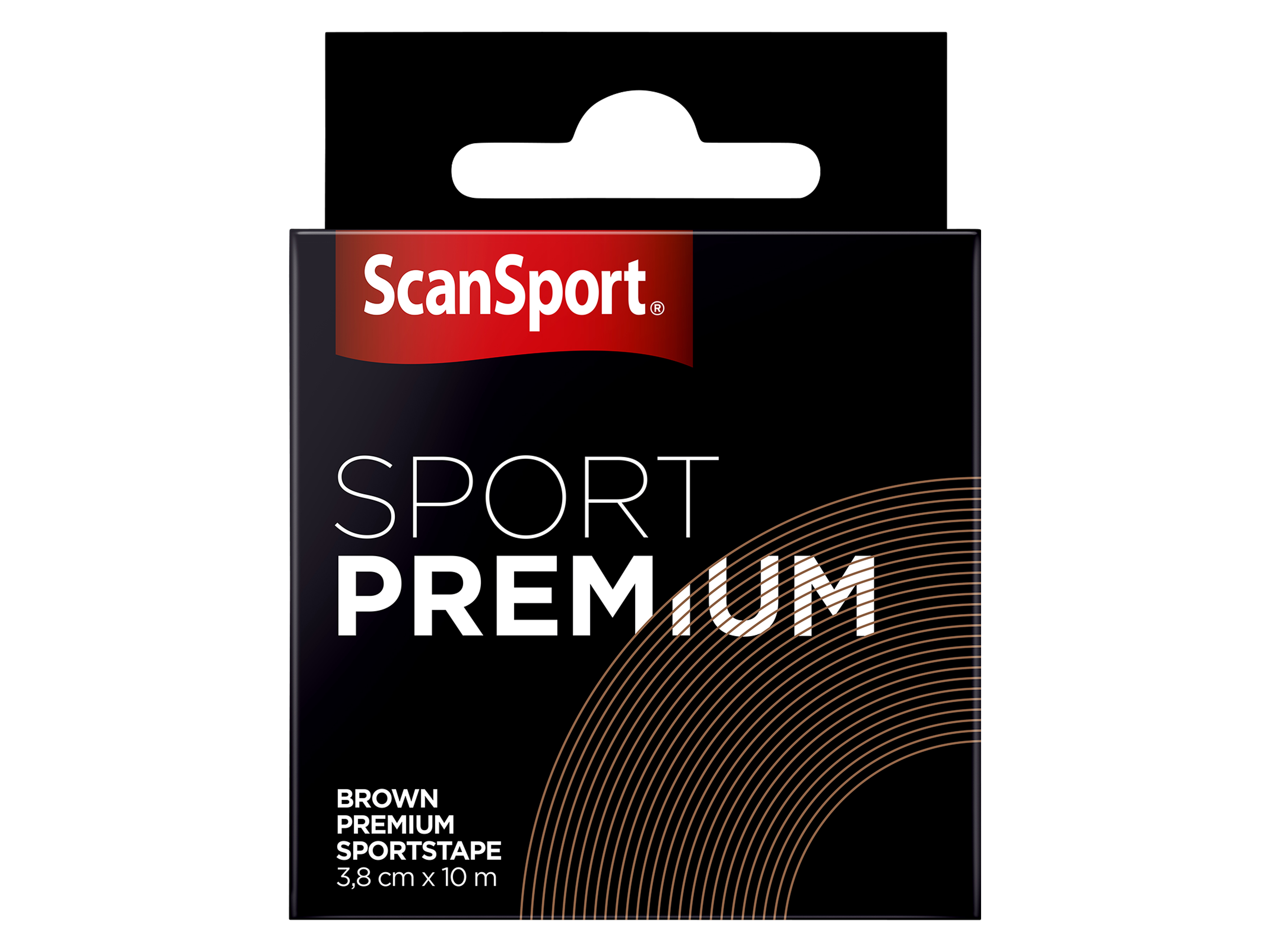 Norgesplaster Scansport premium sportstape, 3,8cm x 10m, 1 stk.