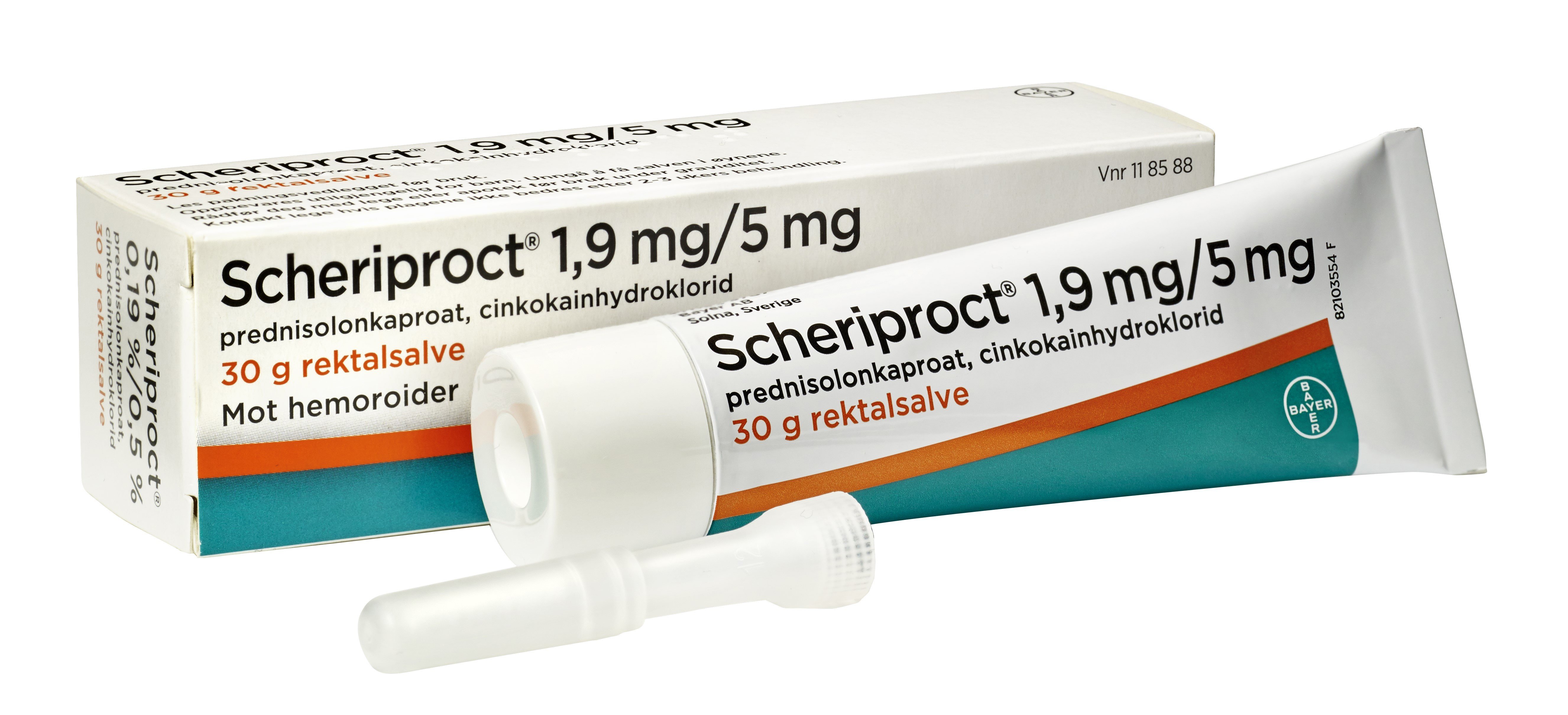 Scheriproct Rektalsalve, 30 g.