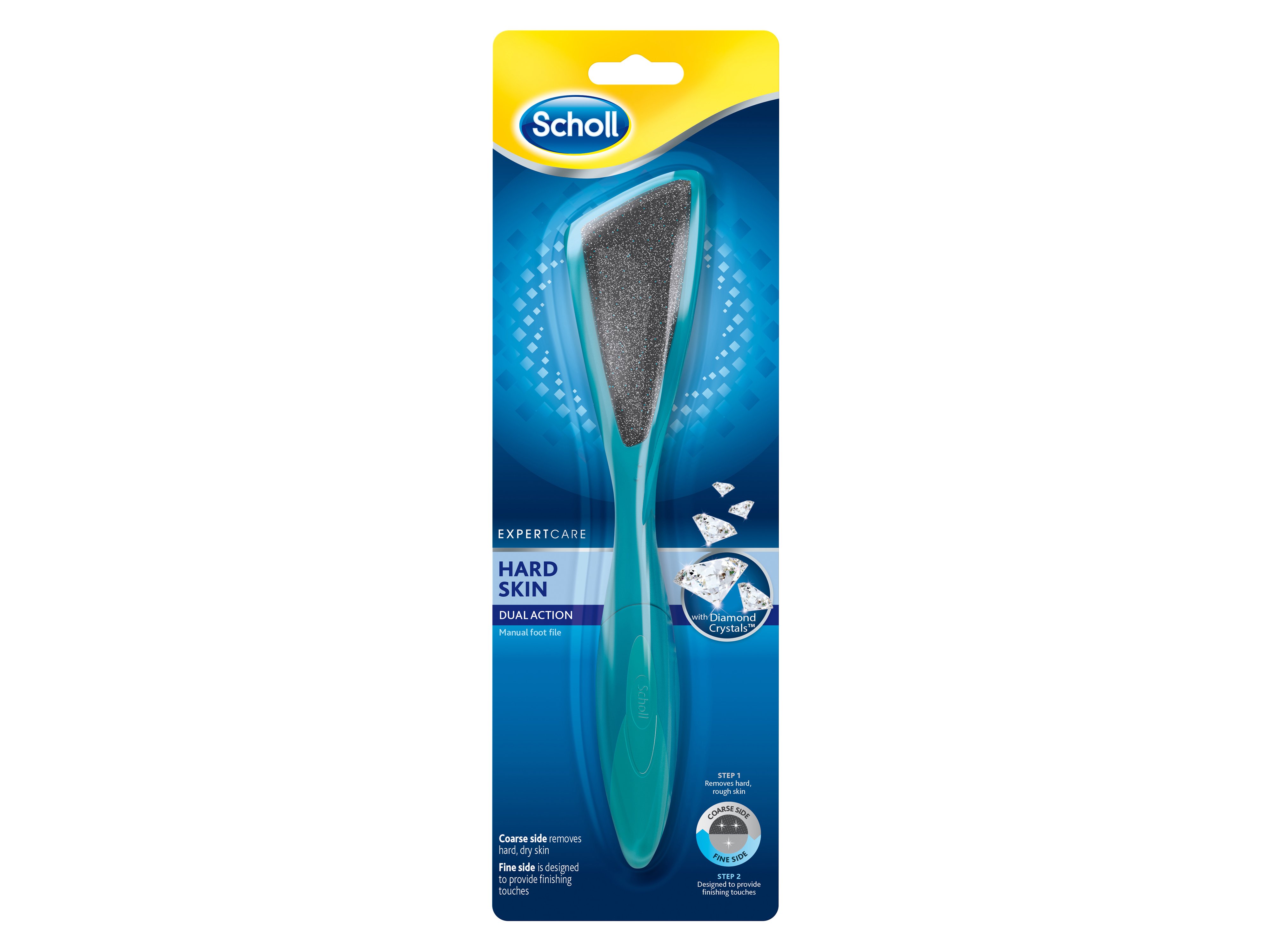 Scholl Expertcare Diamond Dobbel Fotfil, 1 stk