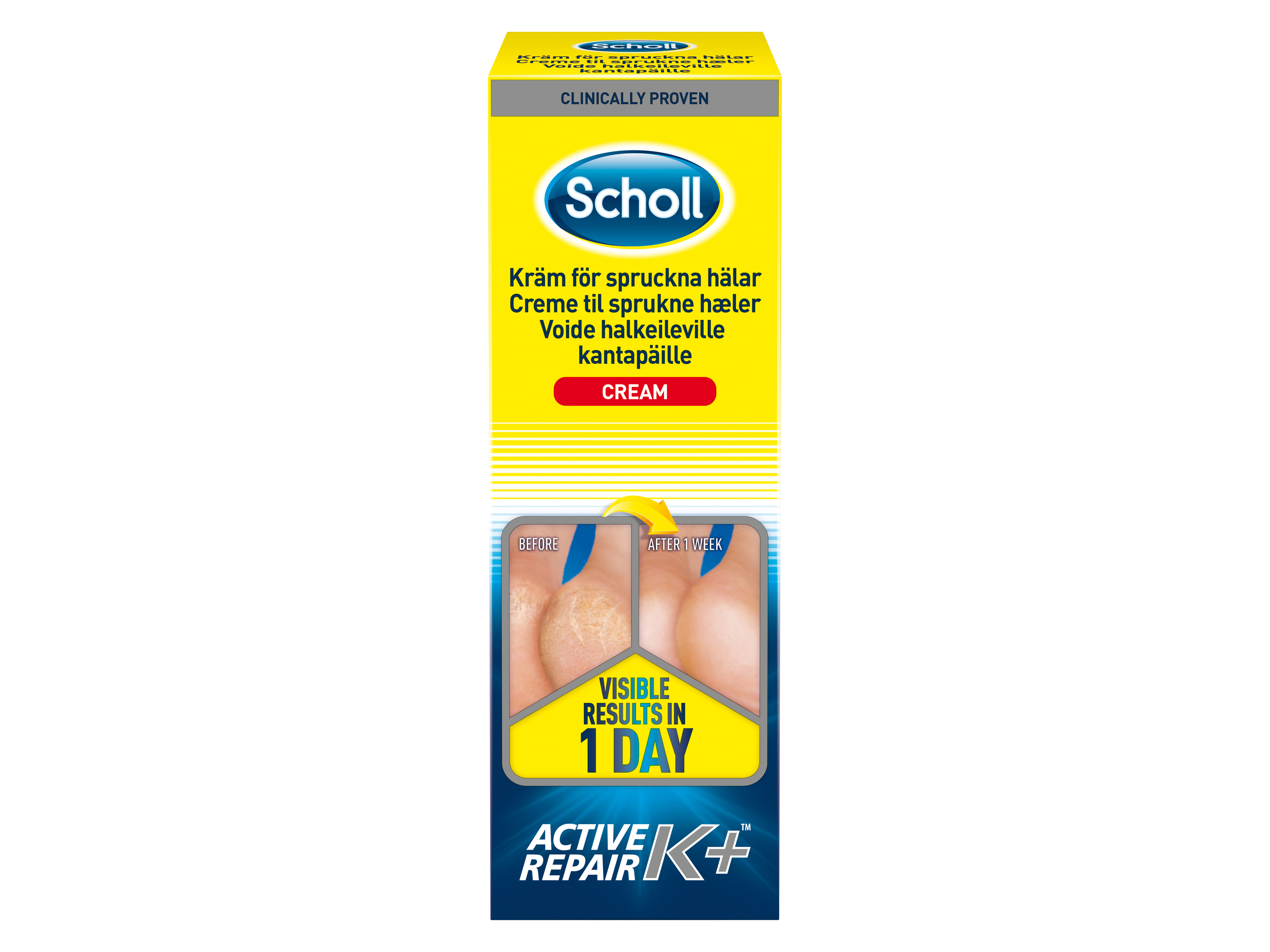 Scholl Professional Krem Sprukne Hæler, 60 ml