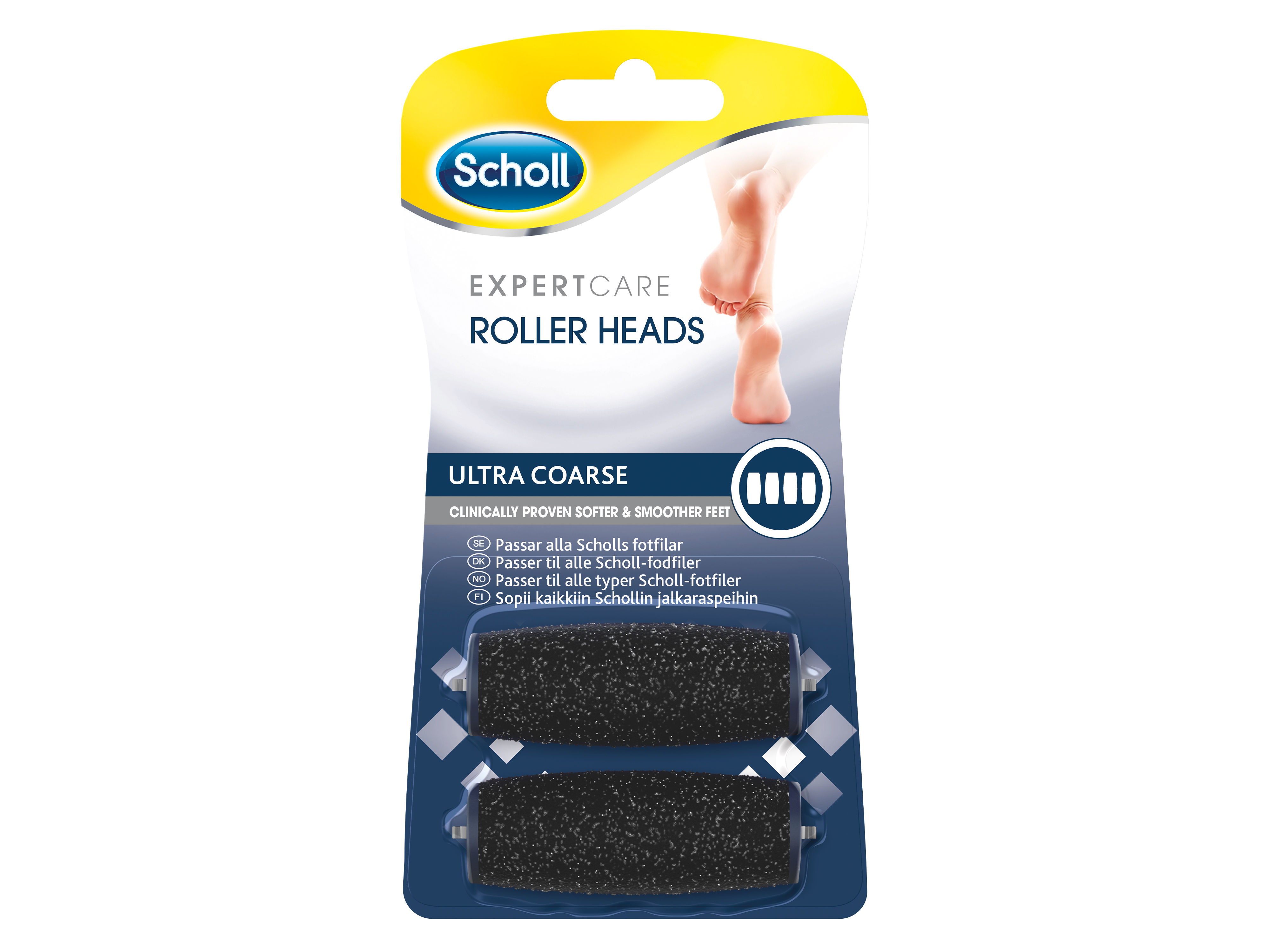 Scholl Velvet Ultra Coarse Refill, 2 stk