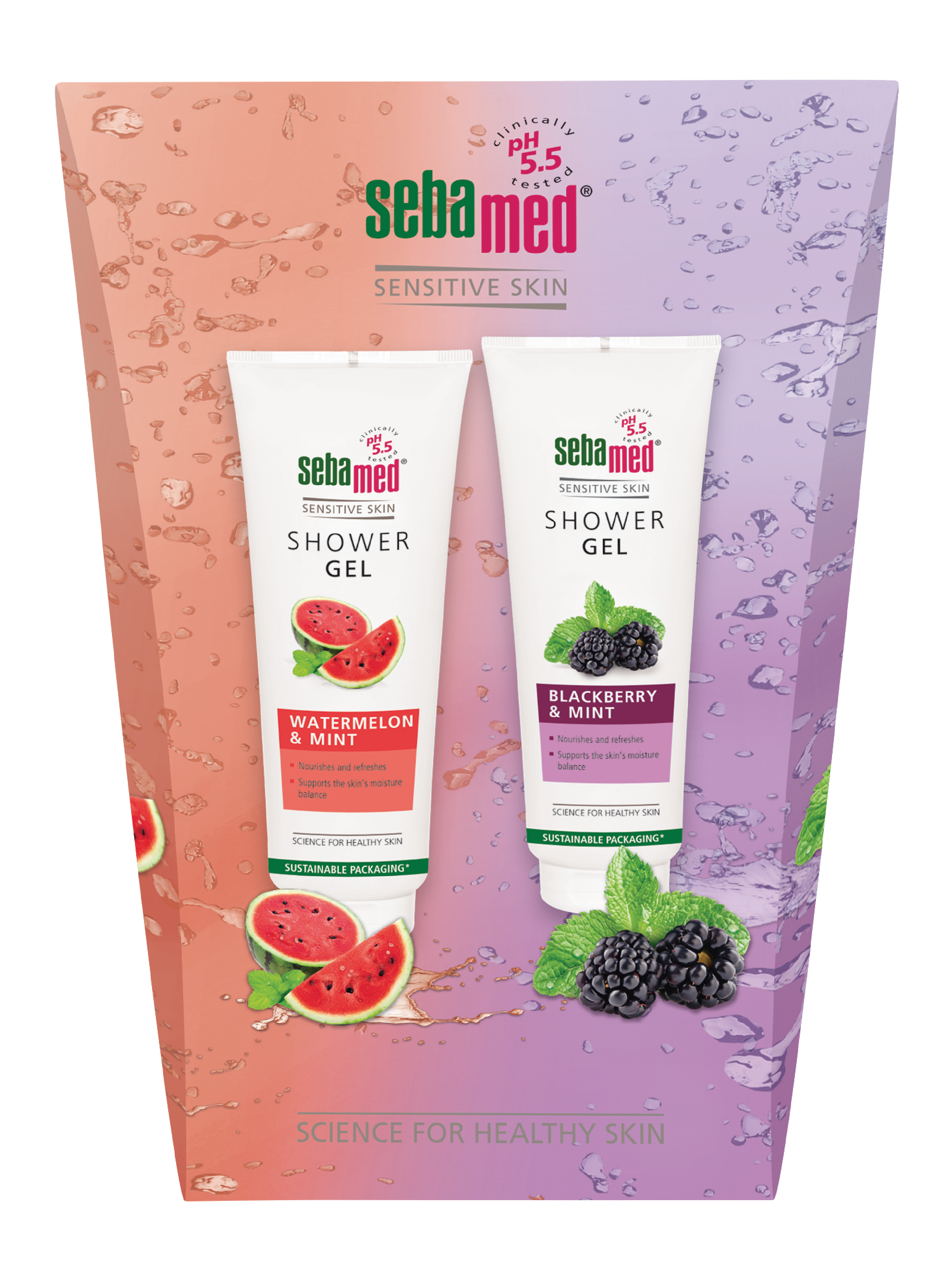 SebaMed Shower Gel Giftbox, 2 x 250 ml