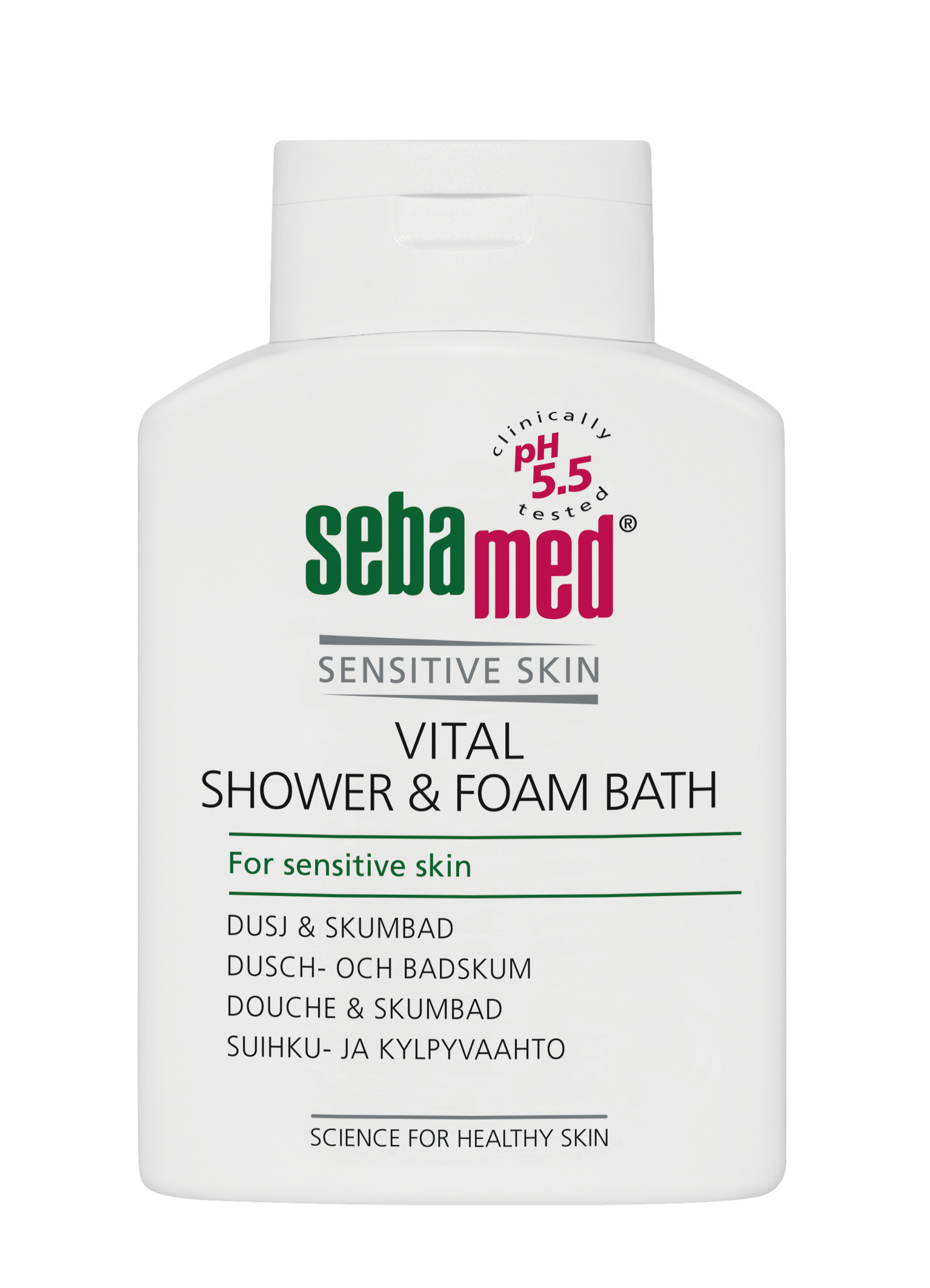 SebaMed Vital Shower & Foam Bath, 200 ml