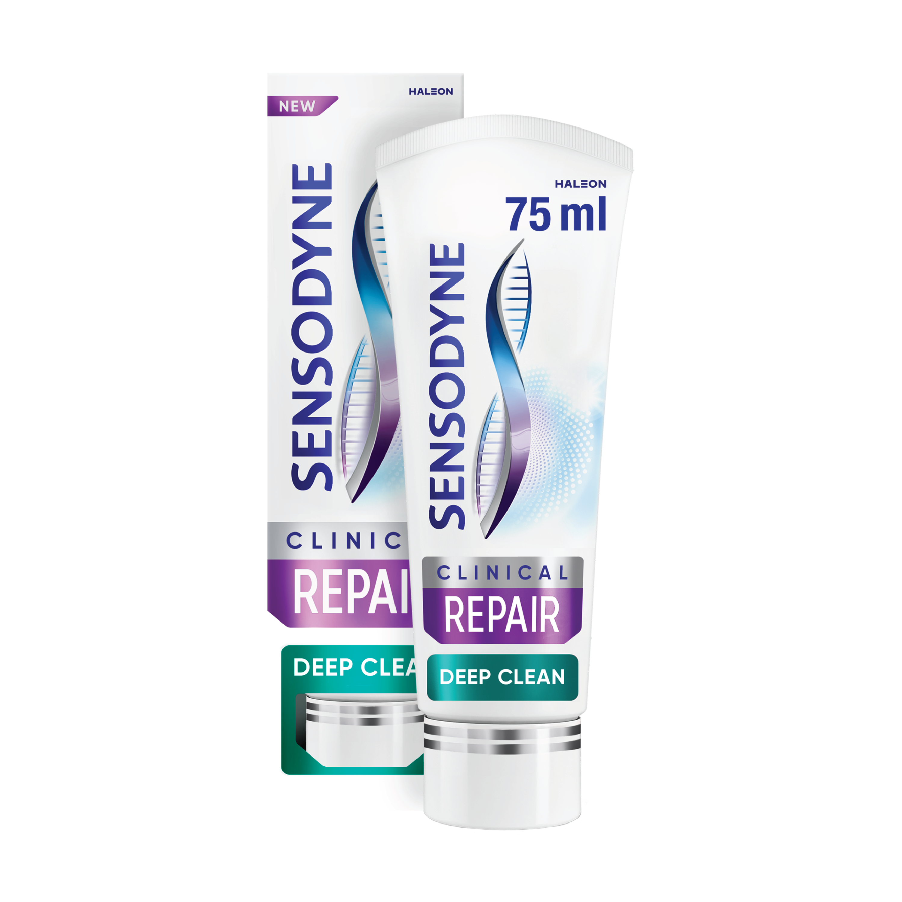 Sensodyne Clinical Repair Deep Clean Tannkrem, 75 ml