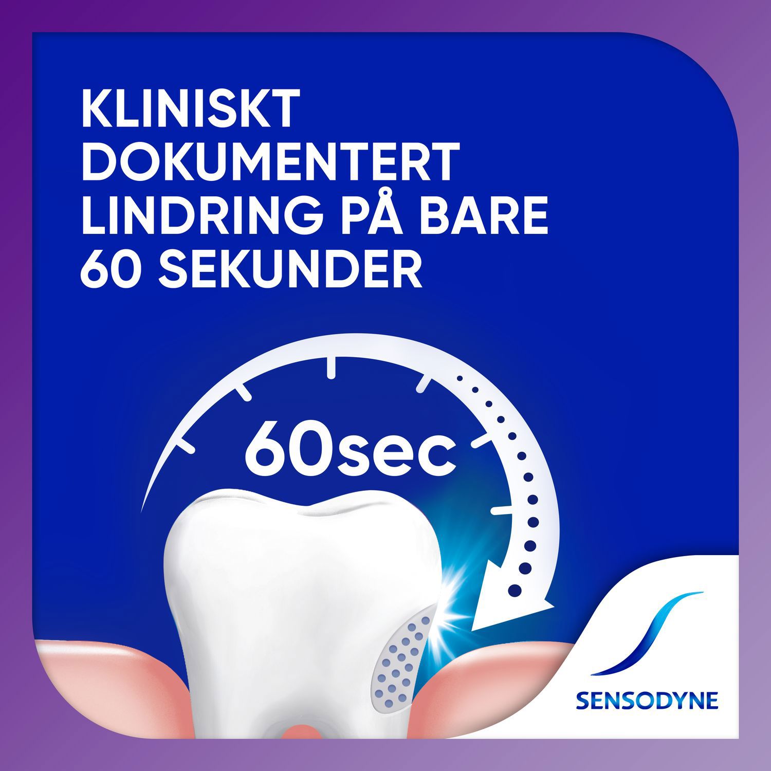 Sensodyne Rapid Relief Fresh Mint Tannkrem, 75 ml