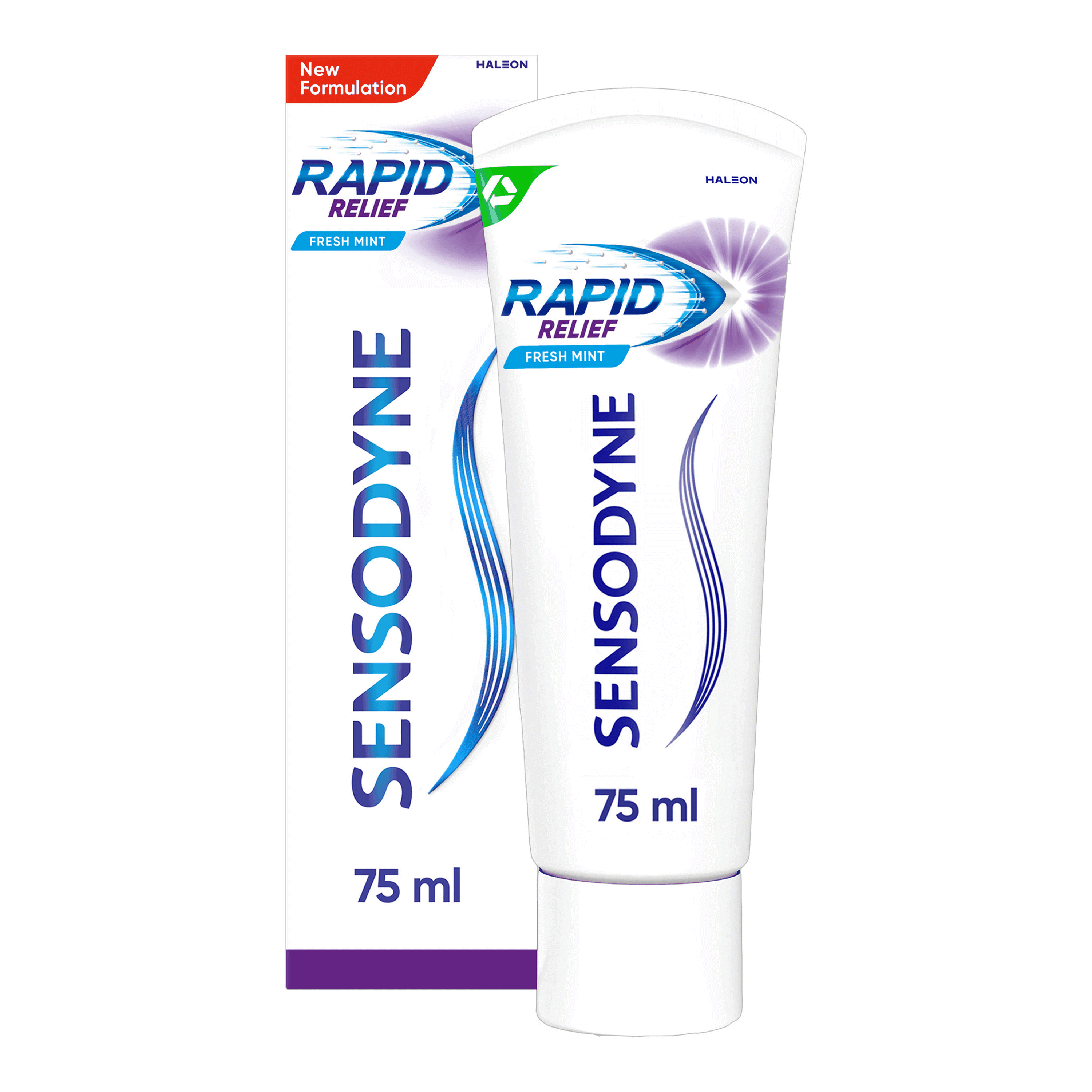 Sensodyne Rapid Relief Fresh Mint Tannkrem, 75 ml