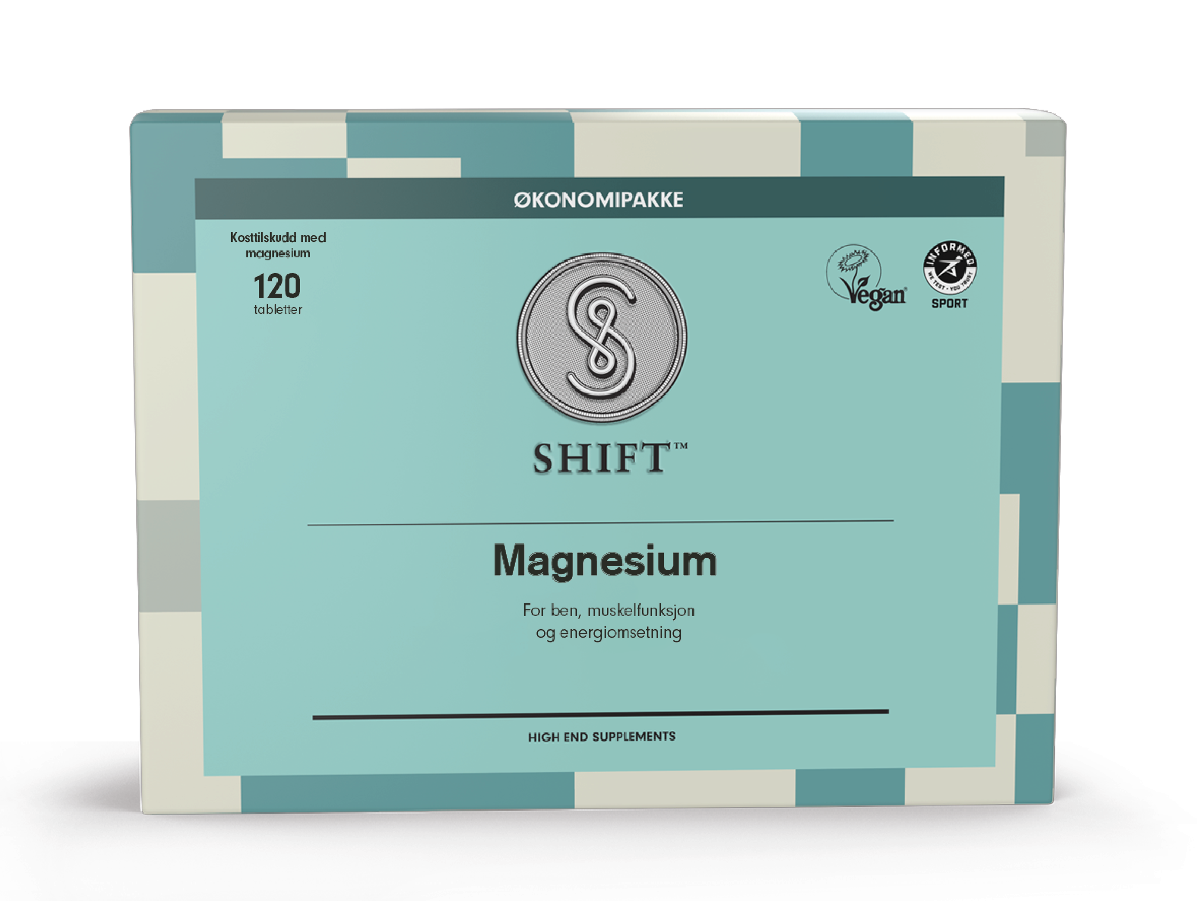 SHIFT Magnesium tabletter, 120 stk.