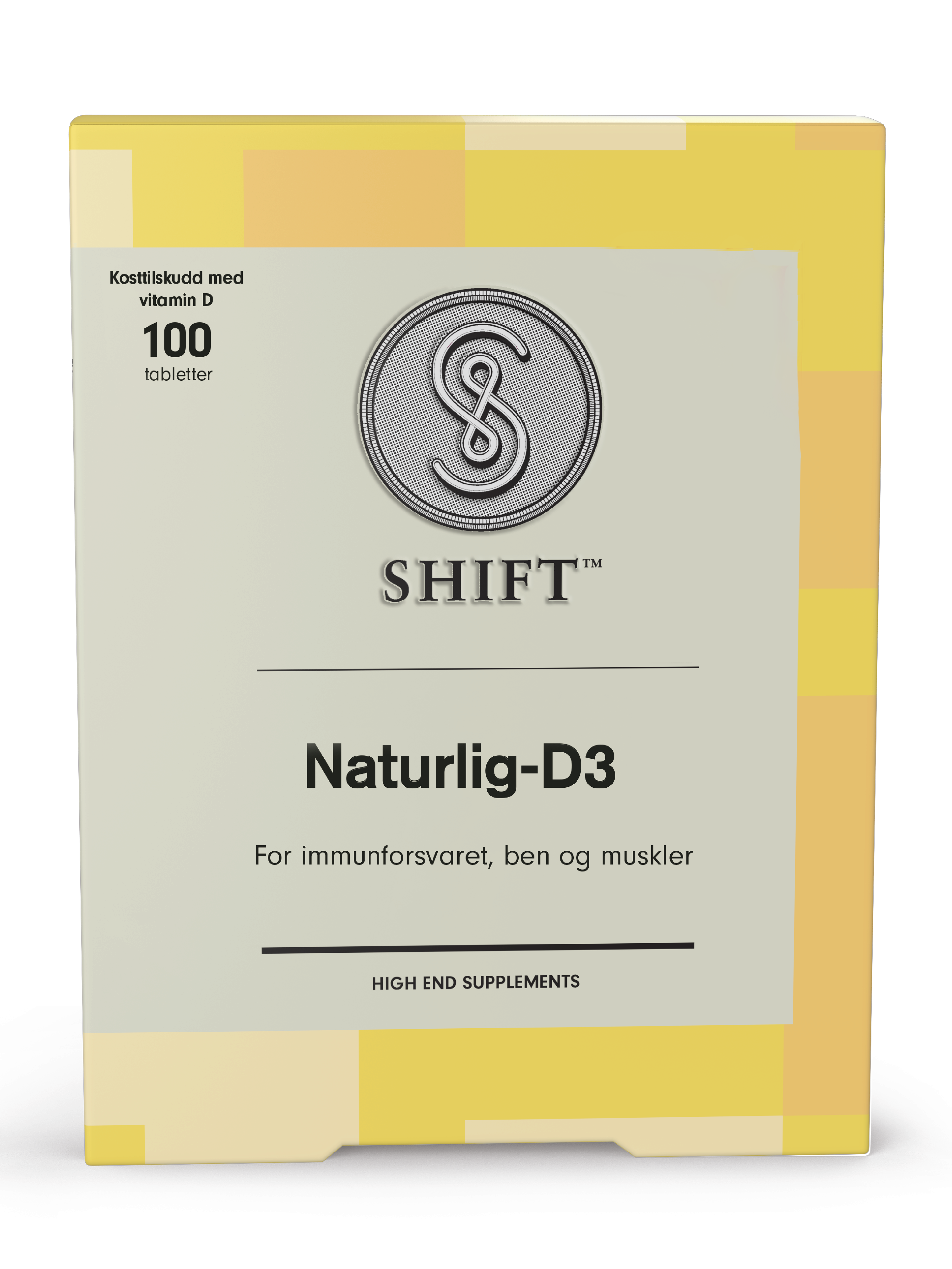 SHIFT Naturlig-D3 80 µg Tabletter, 100 stk.