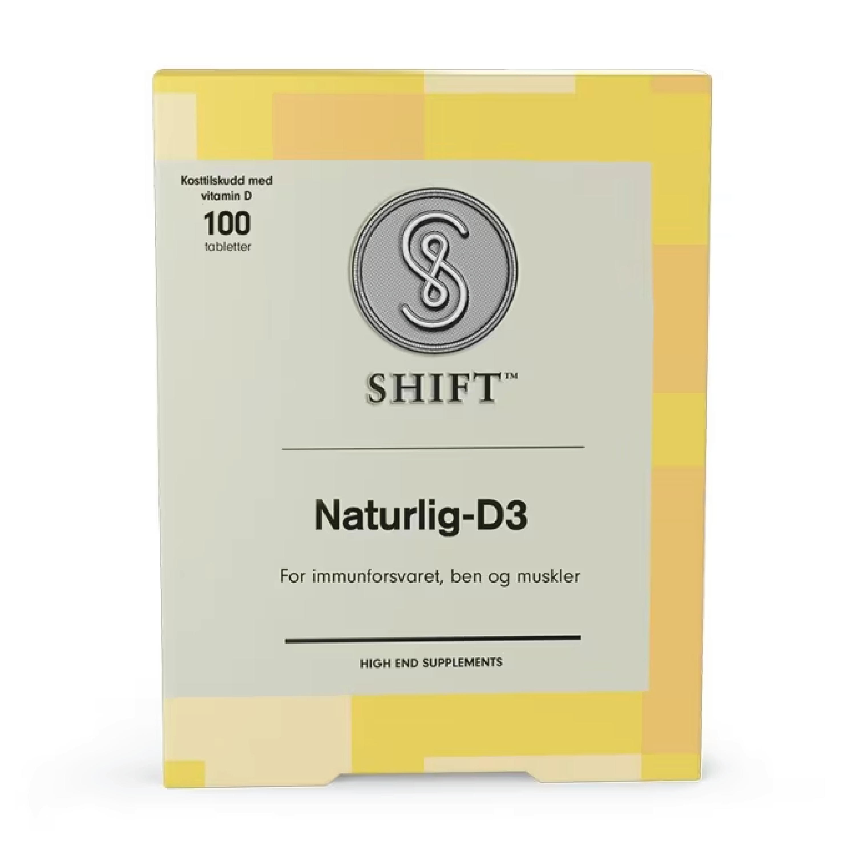 SHIFT Naturlig D3 80µg tabletter, 100 stk.