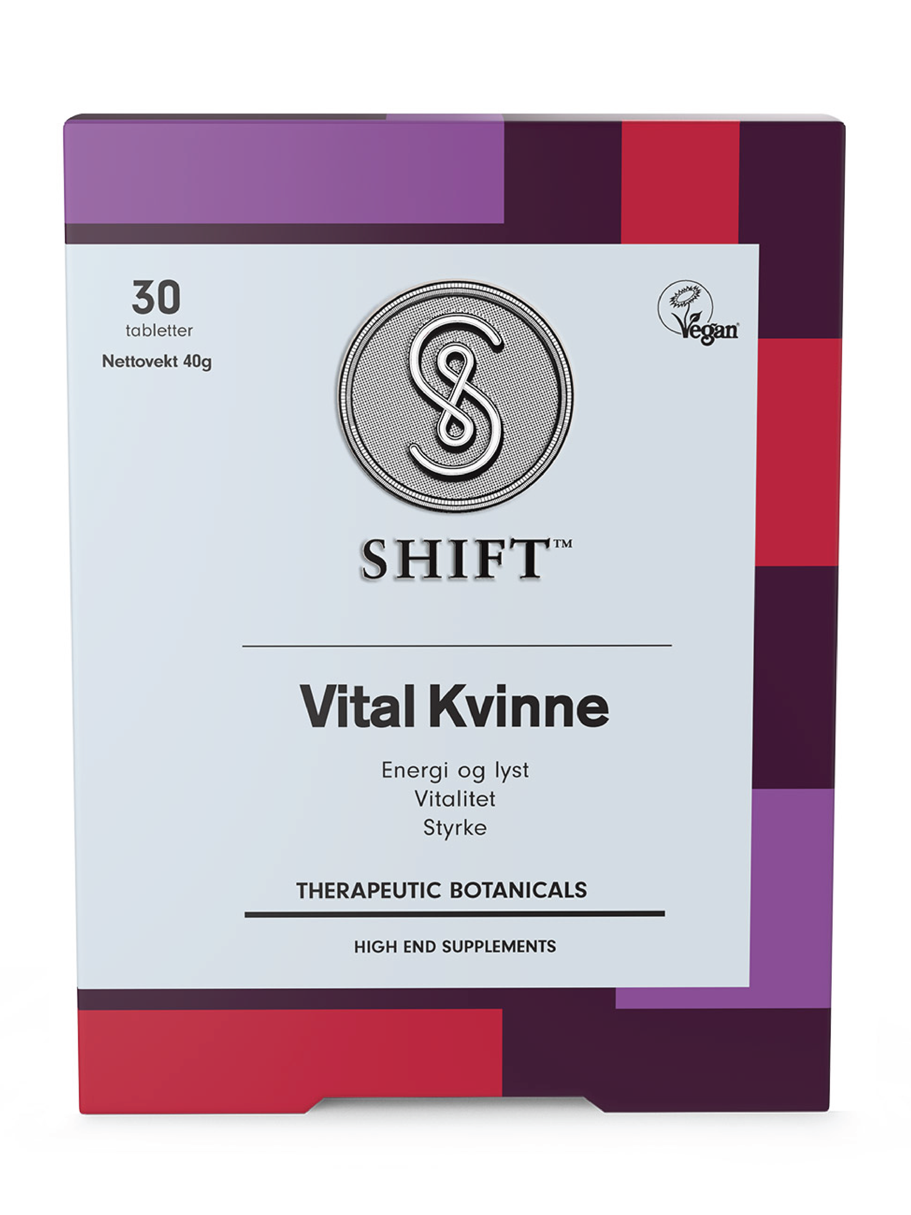 SHIFT SuperVital Kvinne Tabletter, 30 stk