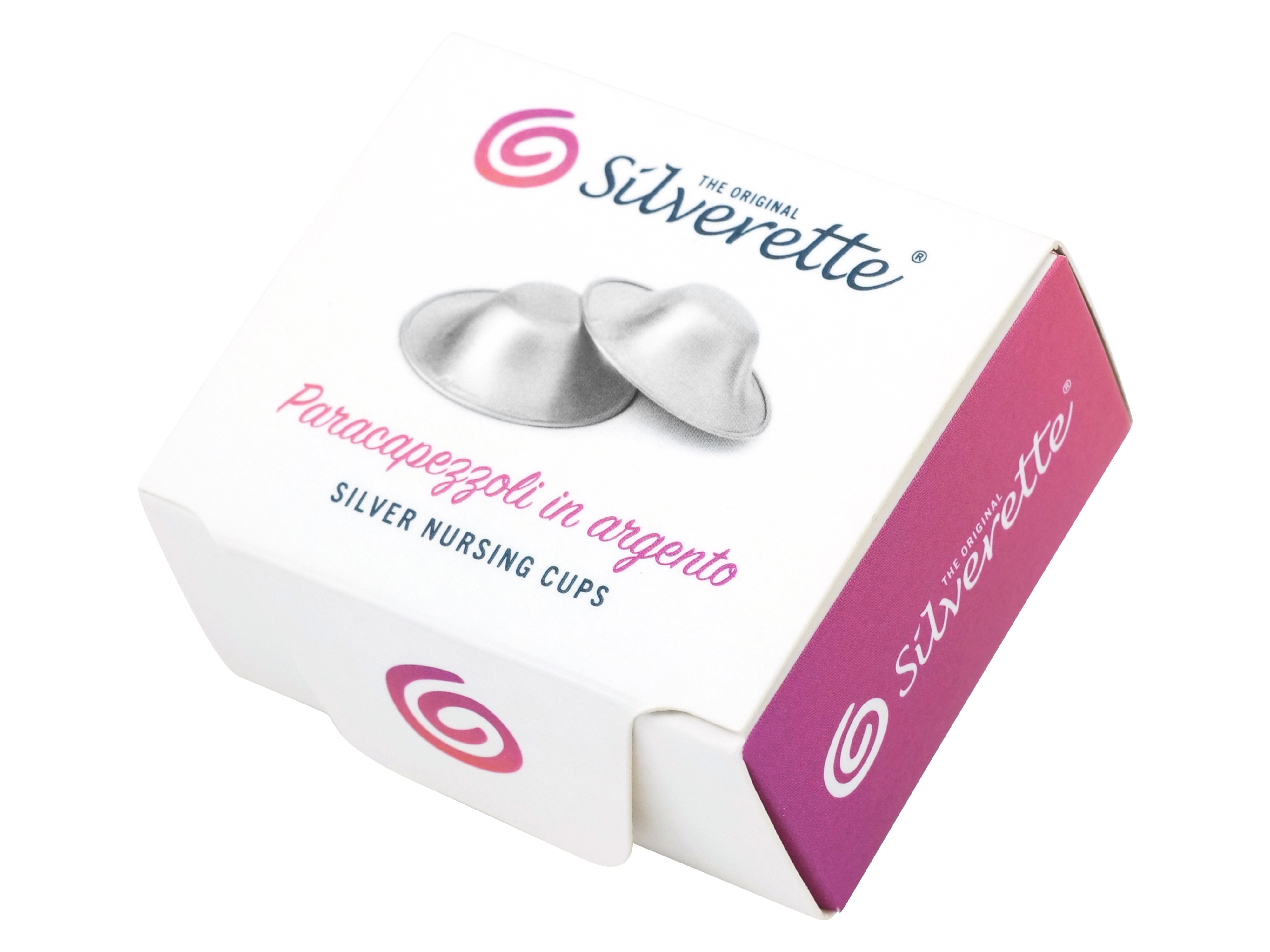 Silverette Brystknoppbeskyttere i sølv, Regular, 2 stk.