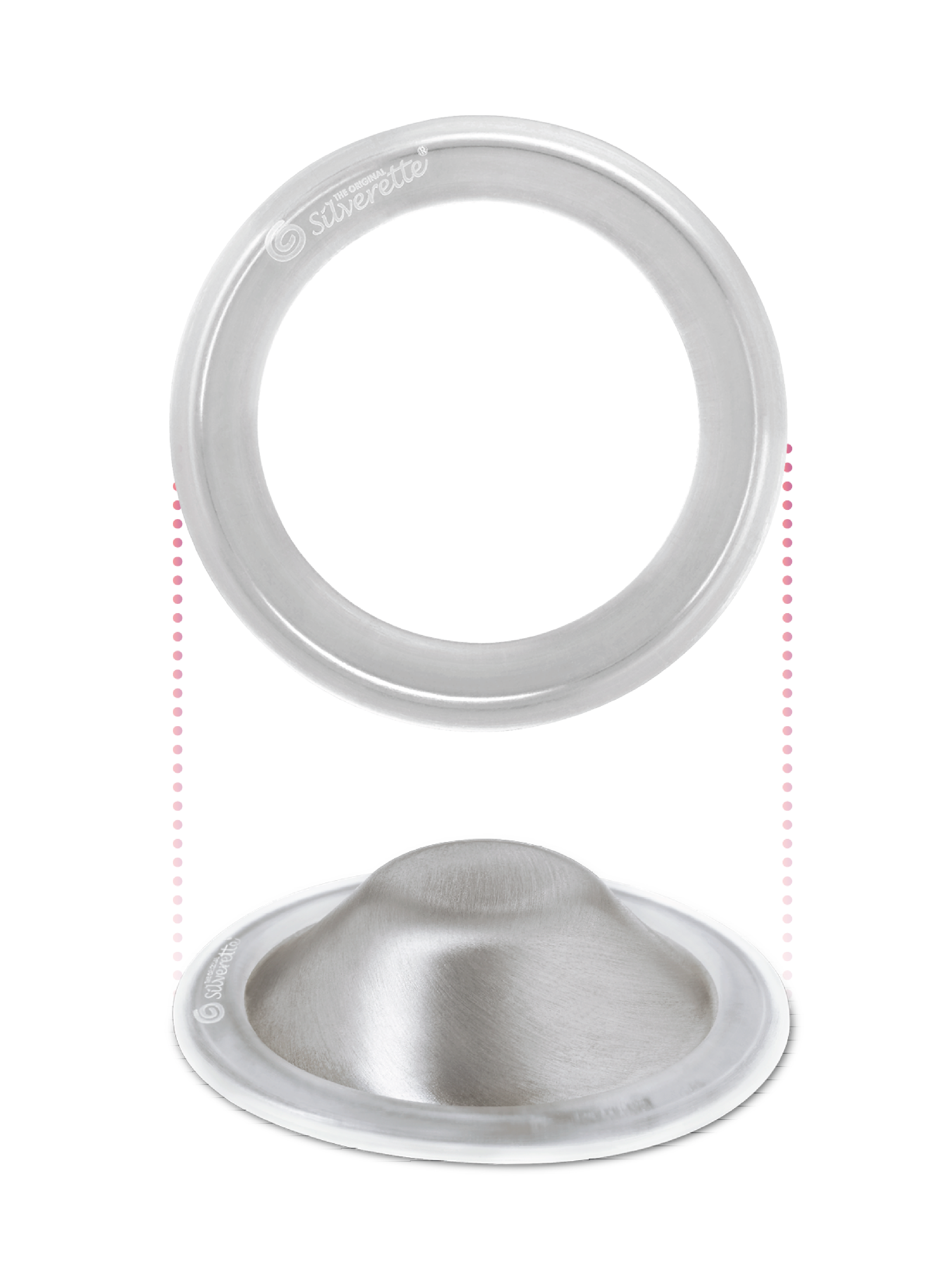 Silverette Kit med brystknoppbeskyttere og silikonring, Regular, 1 sett