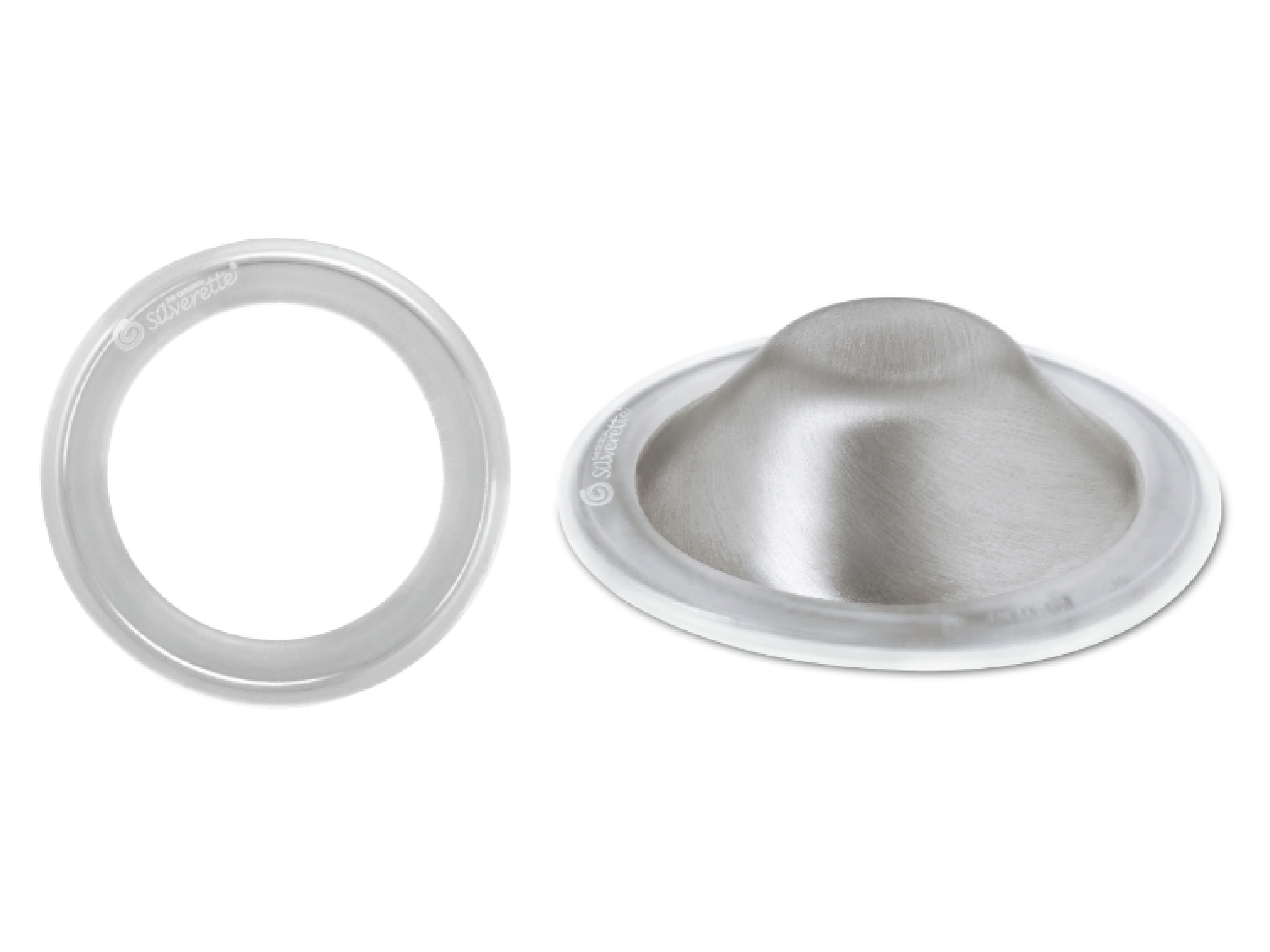 Silverette Kit med brystknoppbeskyttere og silikonring, Regular, 1 sett