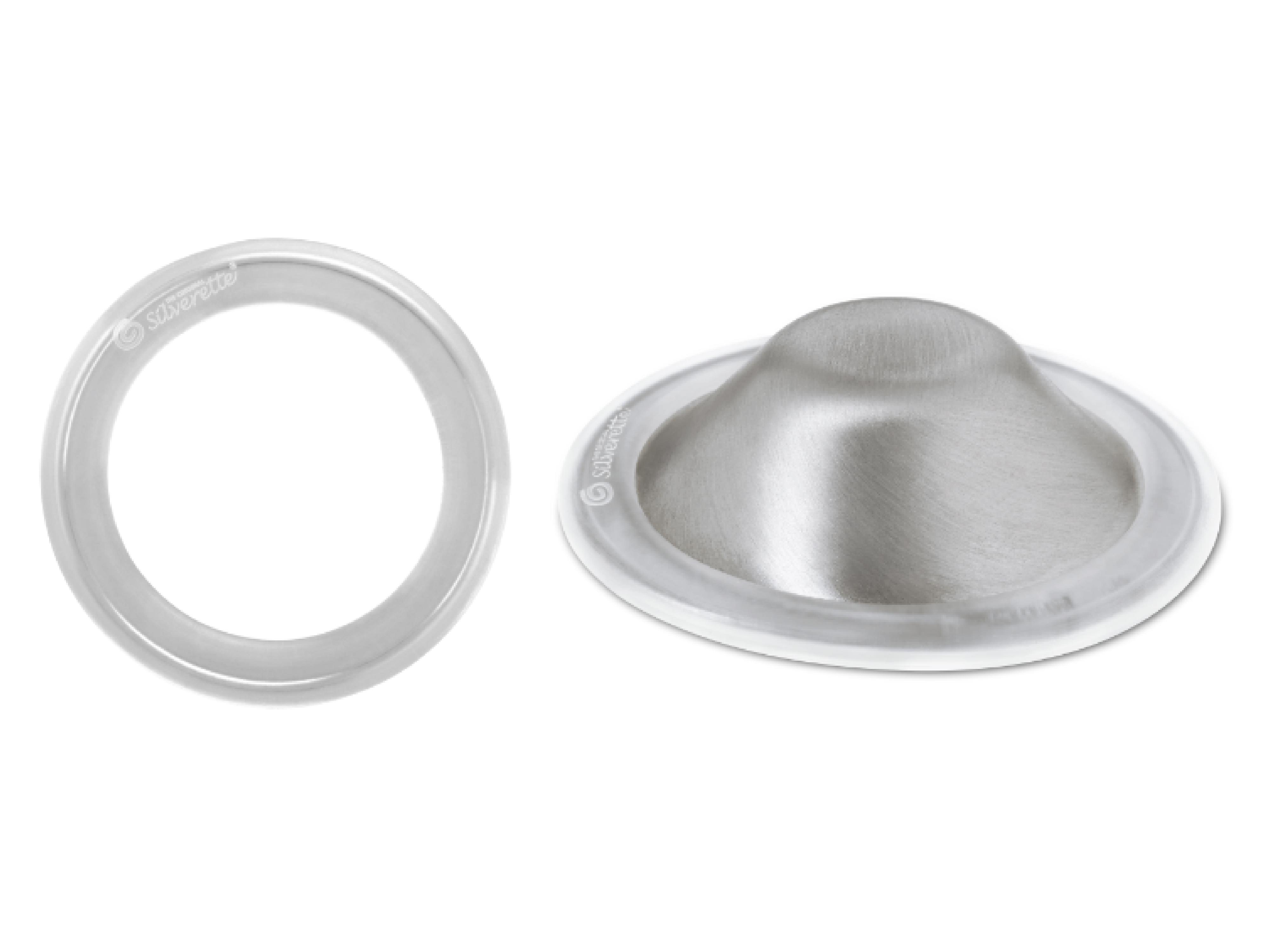 Kit med brystknoppbeskyttere og silikonring, Small, 1 sett