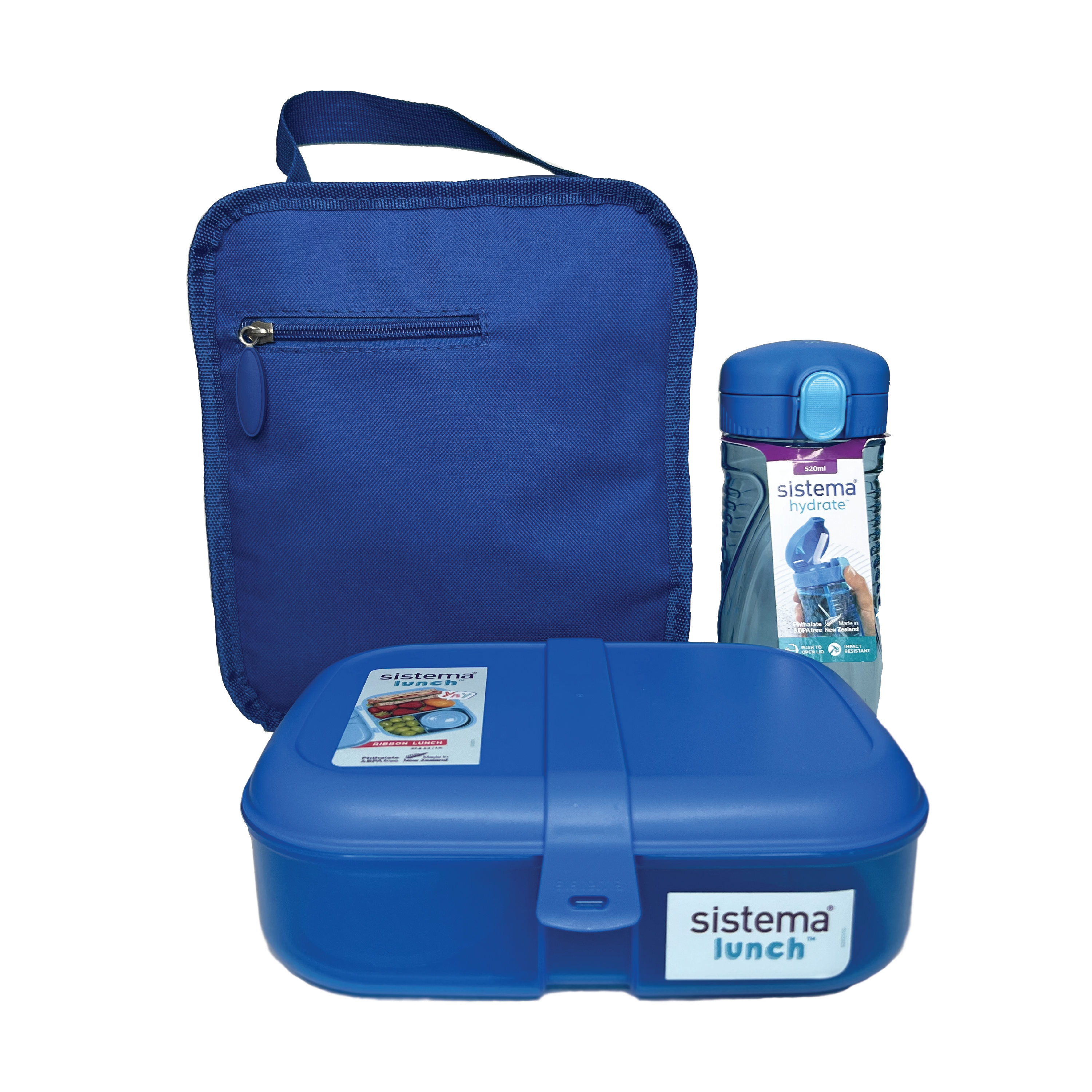 Sistema Lunch Time Set, Blå, 1 sett