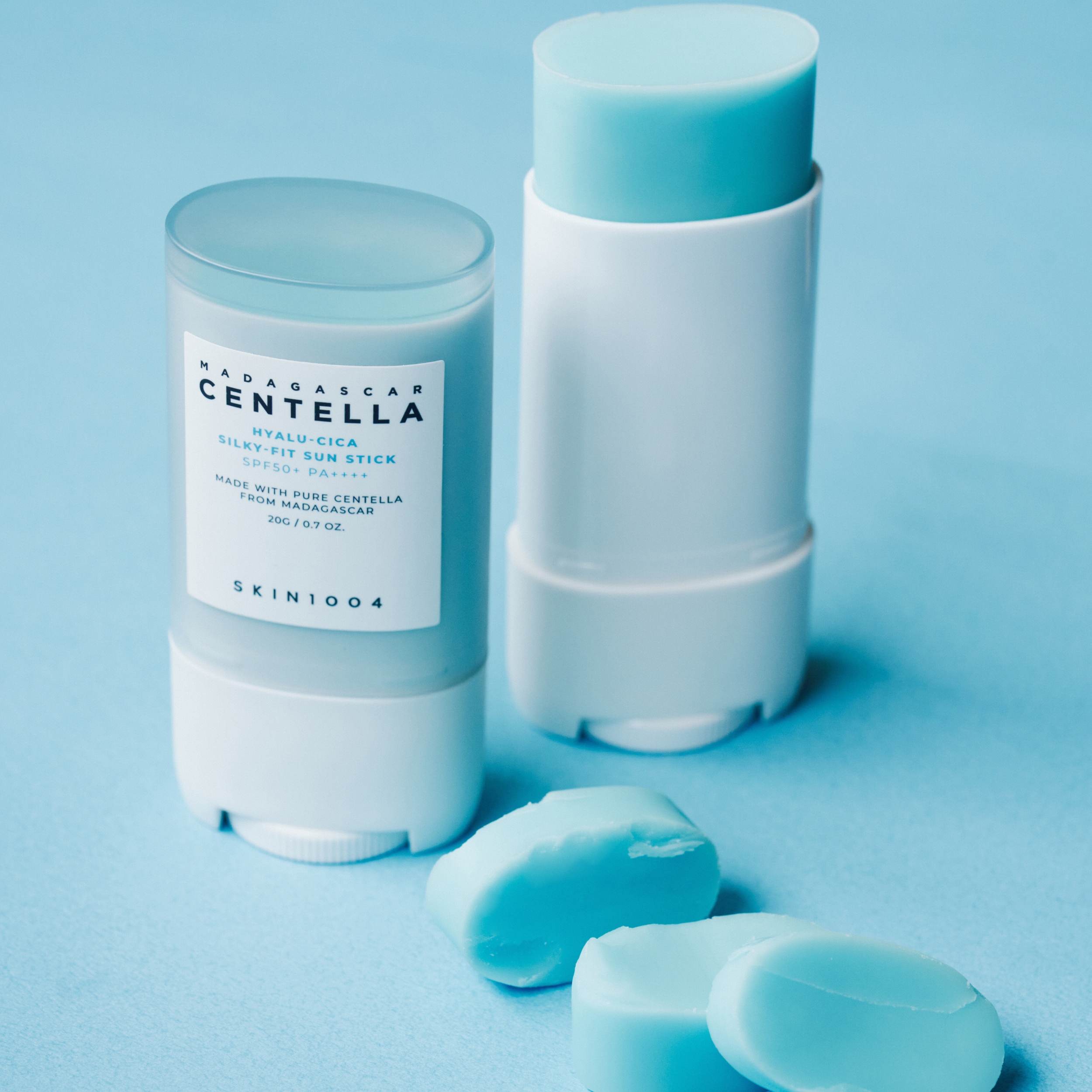 SKIN1004 Madagascar Centella Hyalu-Cica Silky-Fit Sun Stick SPF50+ PA++++, 20 g