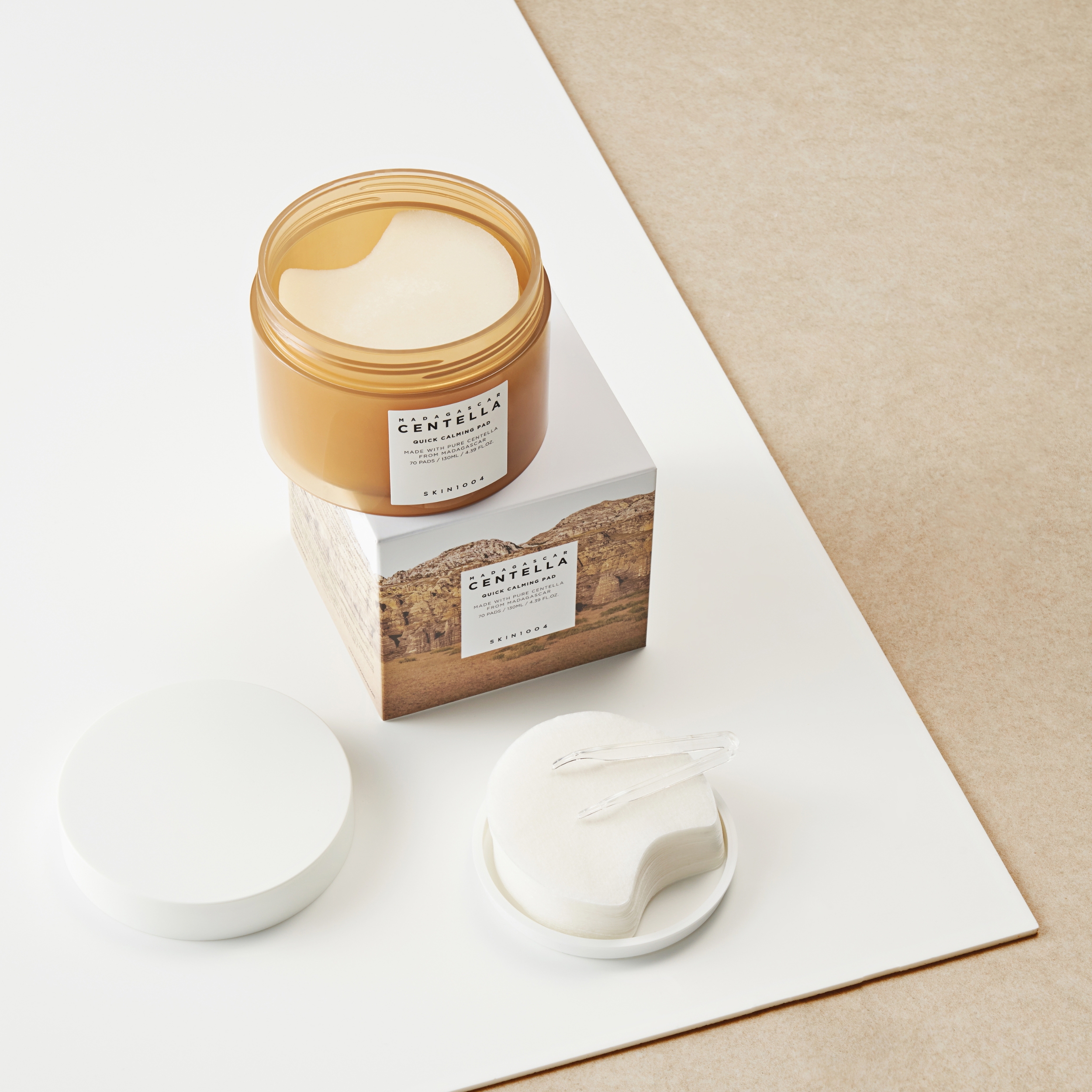 SKIN1004 Madagascar Centella Quick Calming Pad, 70 stk.