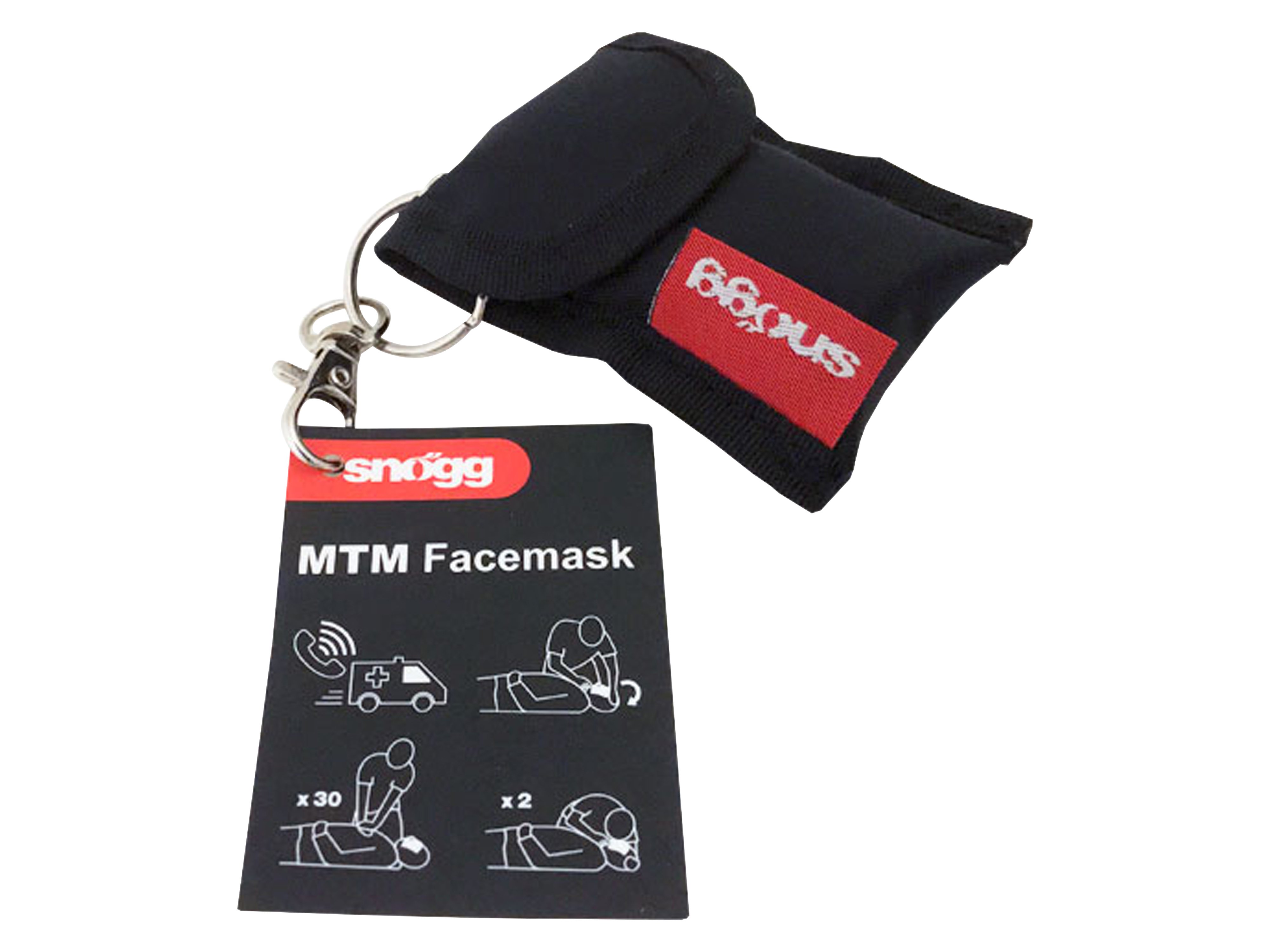 Snøgg Munn til munn maske, Sort, 1 stk.